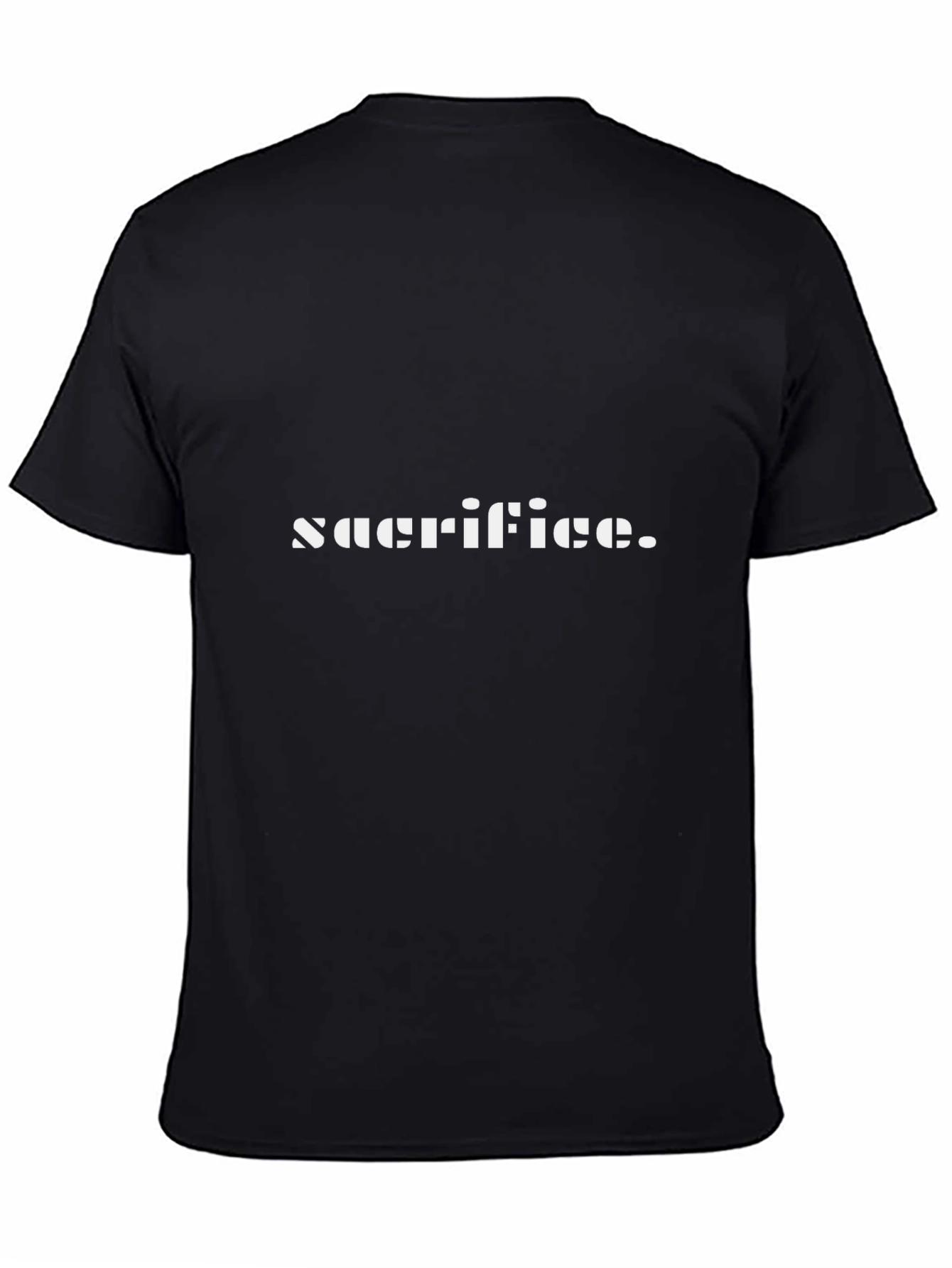 Sacrifice Graphic Black T-Shirt
