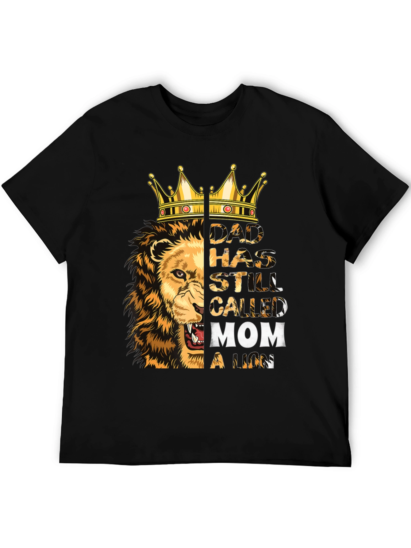 Dad Lion King Graphic T-Shirt - Fathers Day