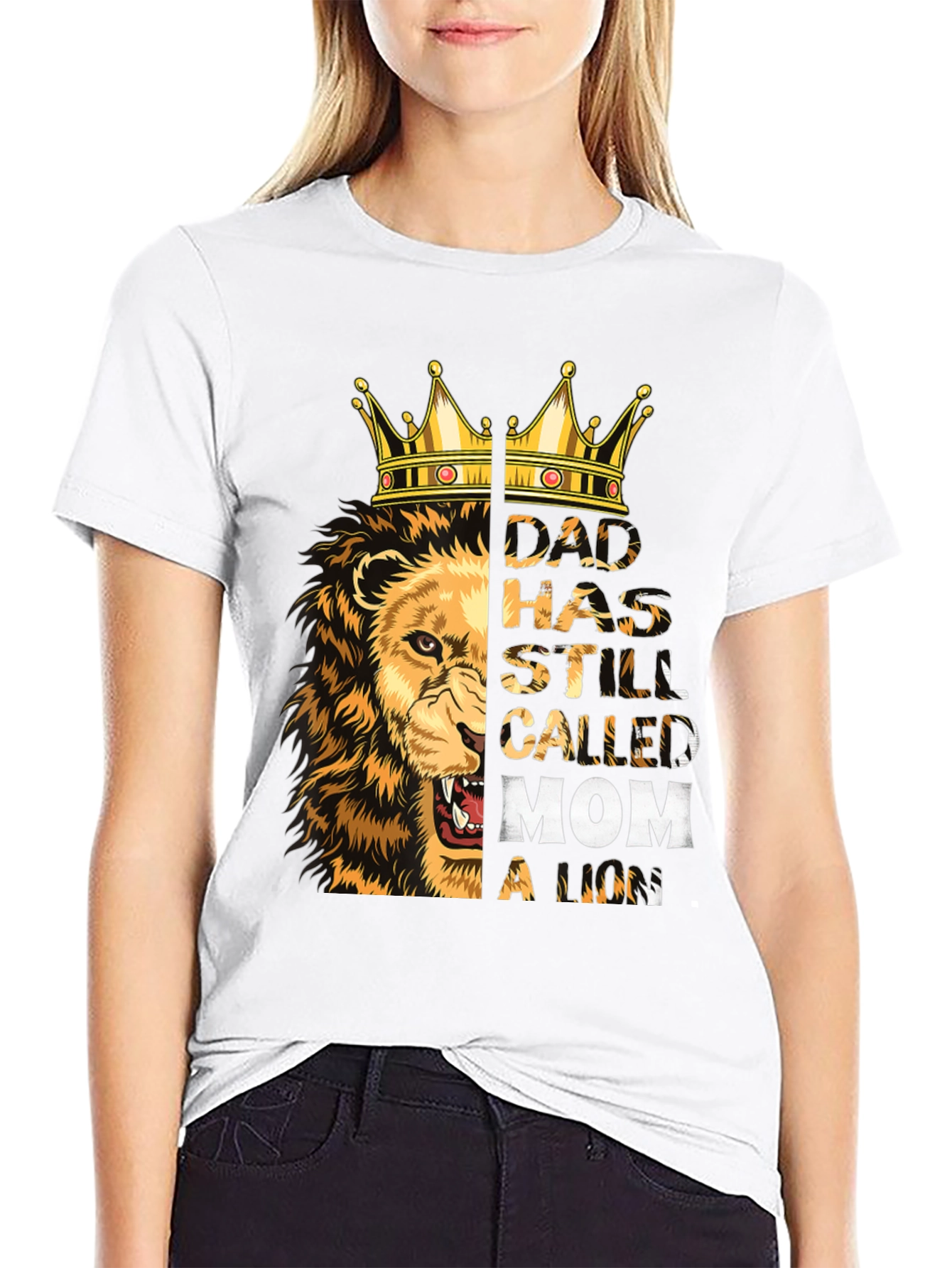 Dad Lion King Graphic T-Shirt - Fathers Day