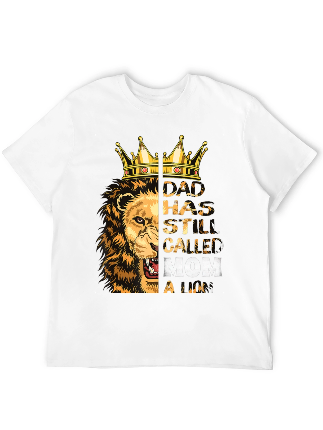 Dad Lion King Graphic T-Shirt - Fathers Day