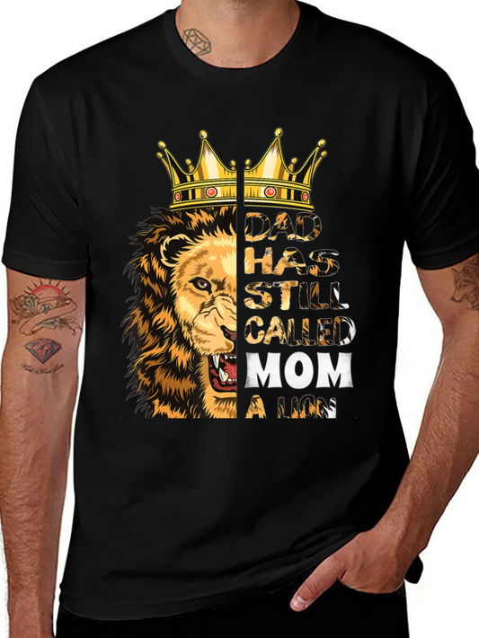 Dad Lion King Graphic T-Shirt - Fathers Day