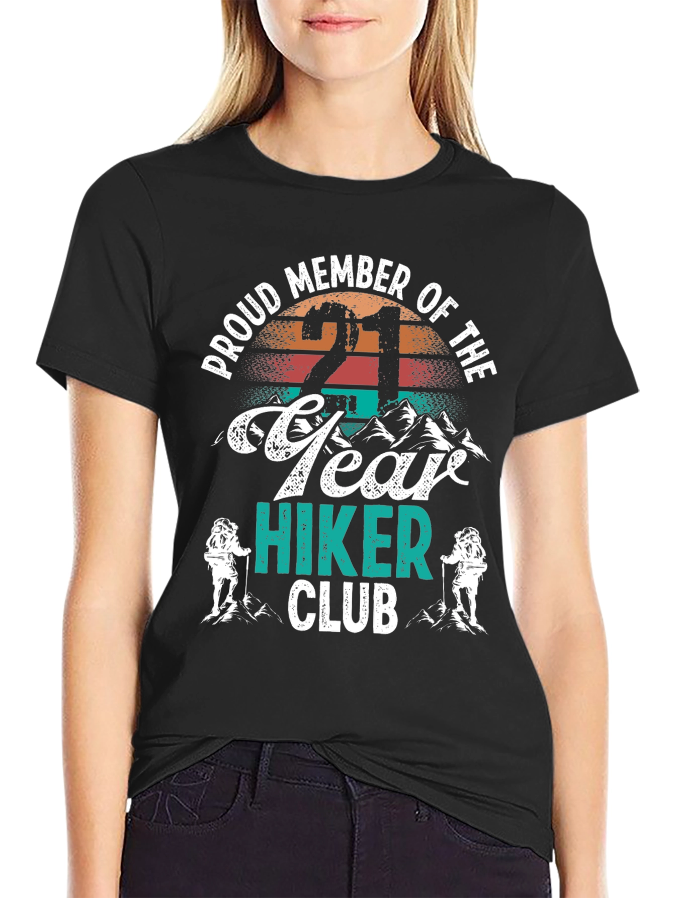 Proud 21 Year Hiker Club T-Shirt