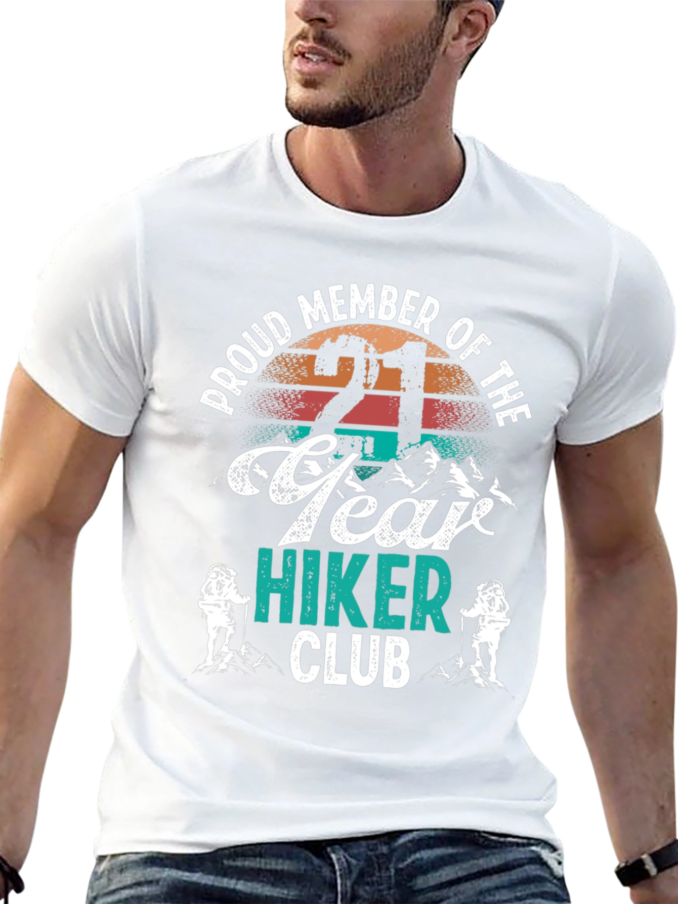 Proud 21 Year Hiker Club T-Shirt