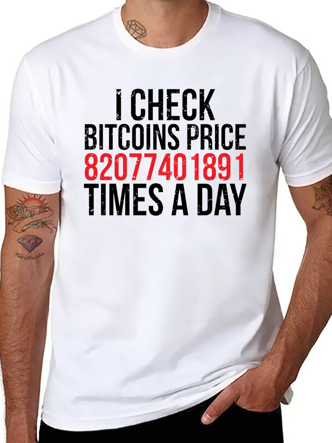 Bitcoin Price Check T-Shirt - Crypto Trader Tee