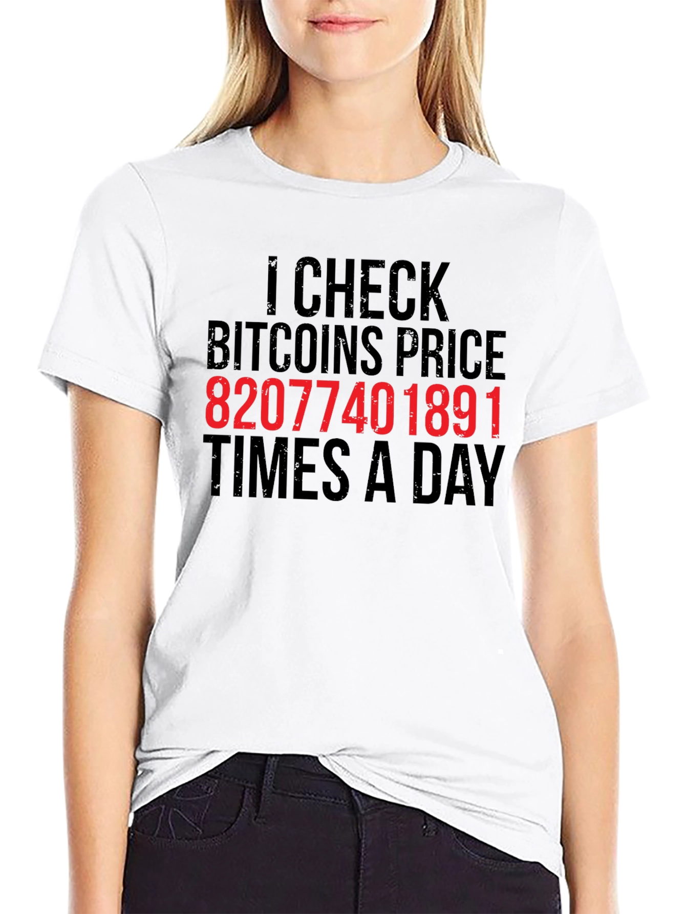 Bitcoin Price Check T-Shirt - Crypto Trader Tee