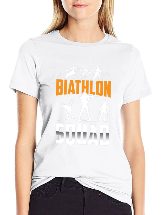 Biathlon Squad Graphic Tee - Black