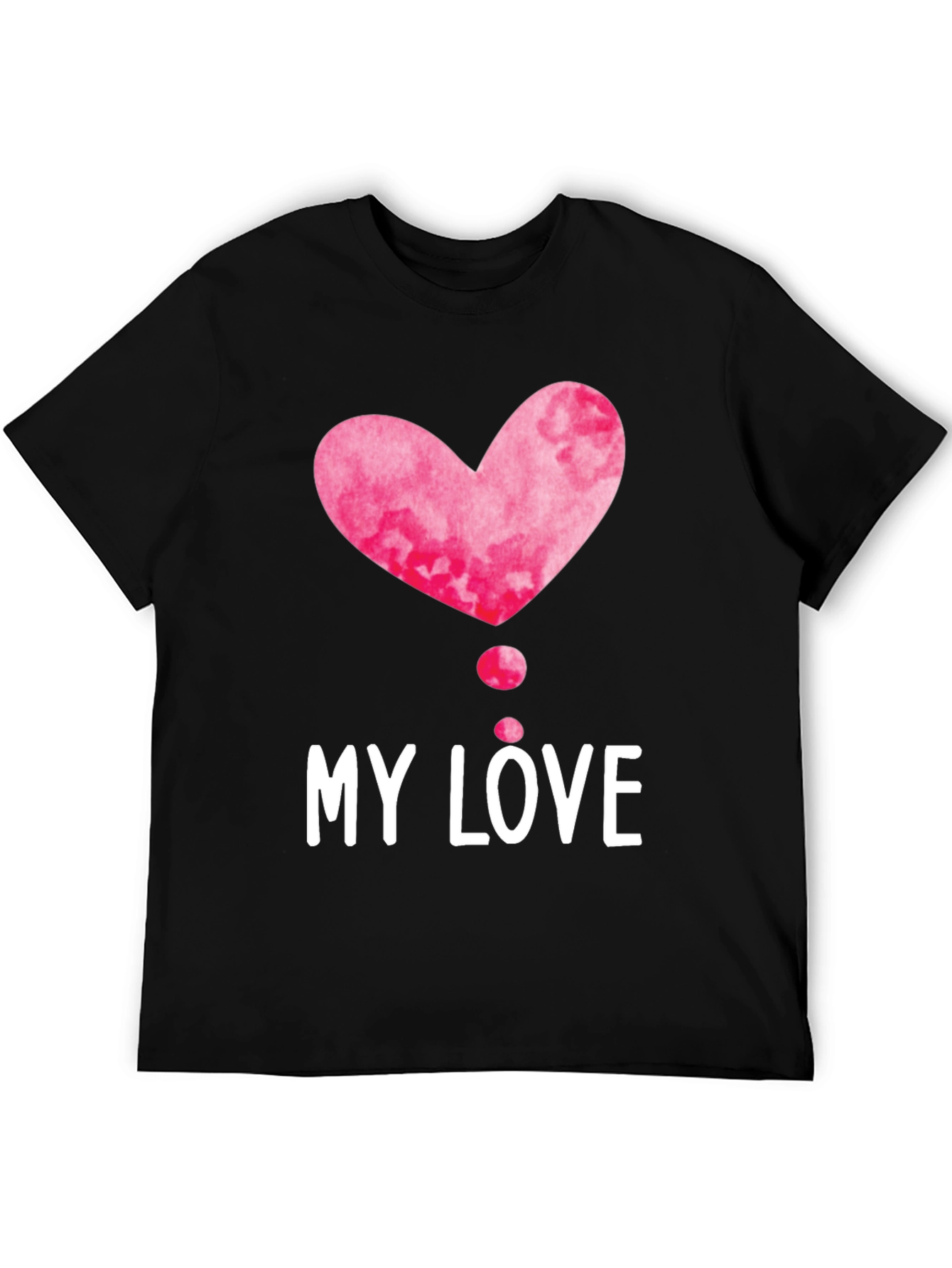 My Love Heart Graphic Tee - Trendy Casual Top
