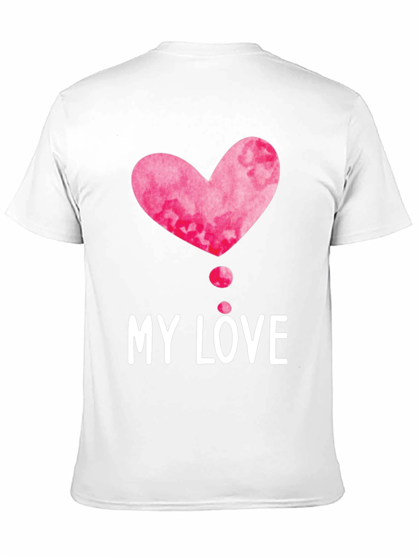 My Love Heart Graphic Tee - Trendy Casual Top