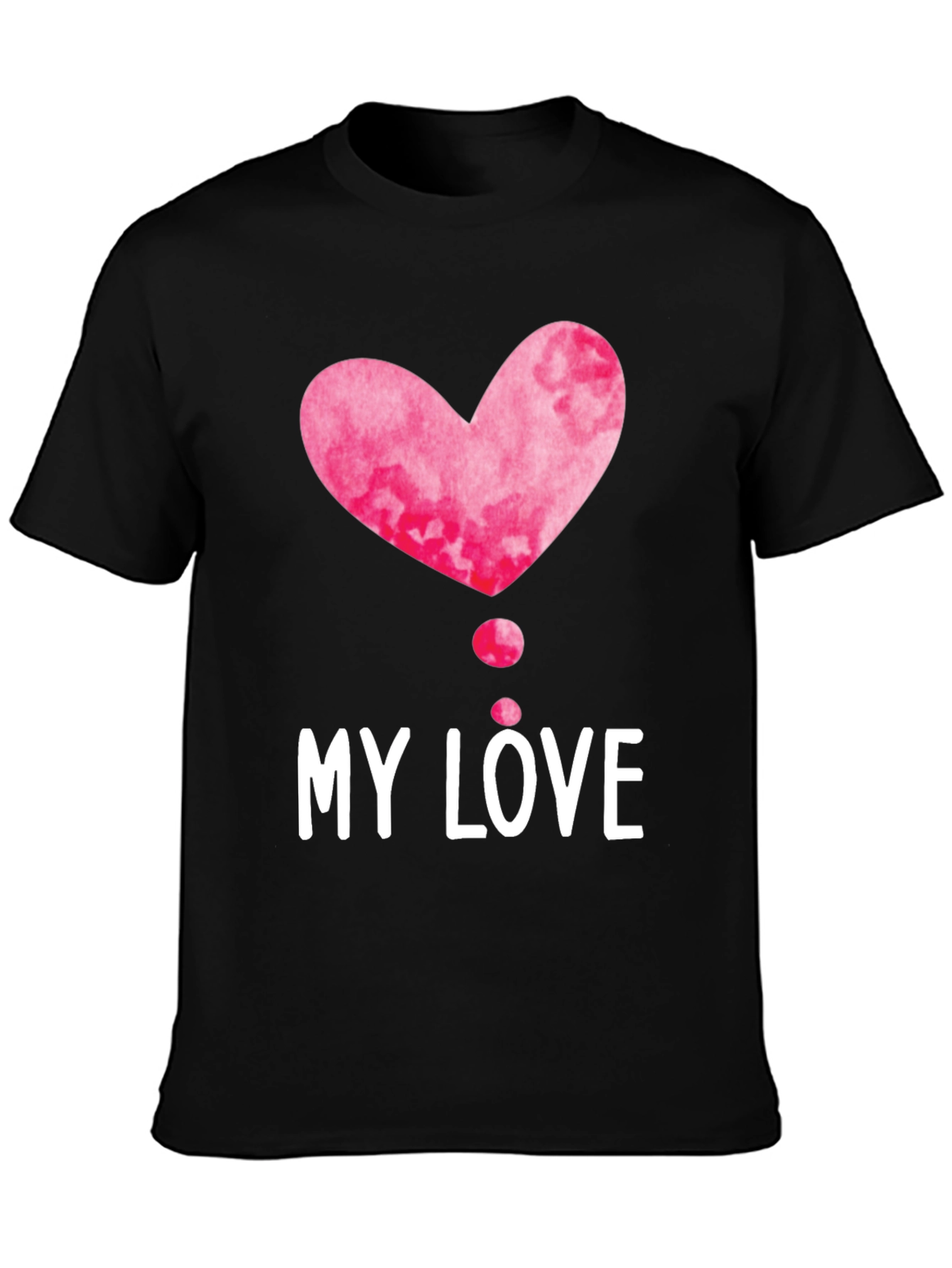 My Love Heart Graphic Tee - Trendy Casual Top