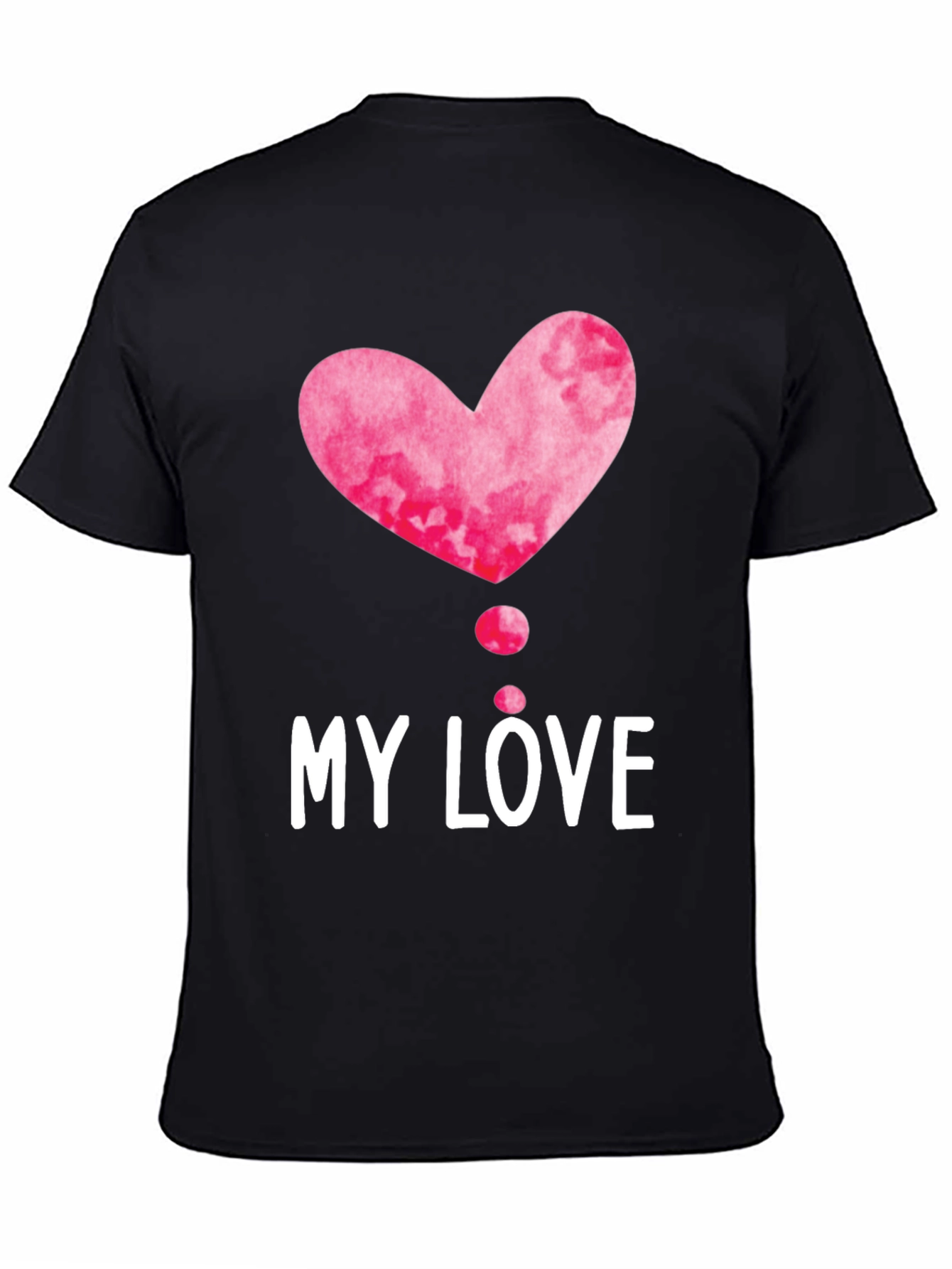 My Love Heart Graphic Tee - Trendy Casual Top