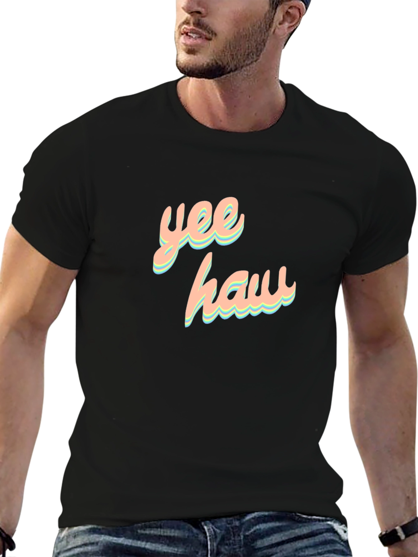 Yee Haw Graphic Tee - Retro Style