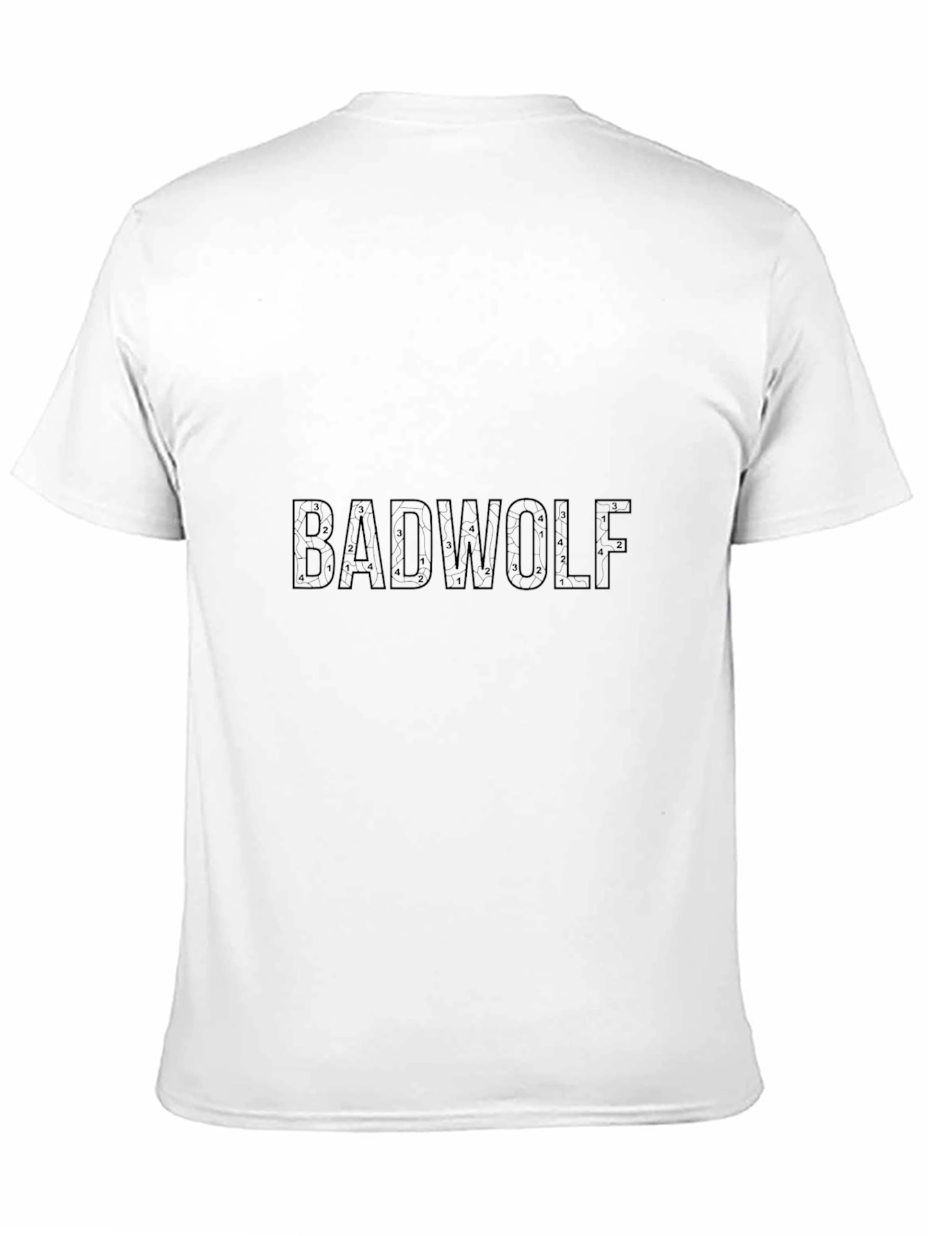 BADWOLF Graphic Tee - Black Cotton Casual Comfort