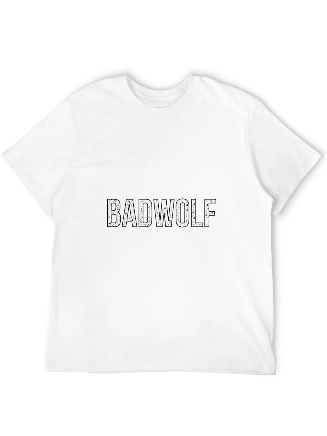 BADWOLF Graphic Tee - Black Cotton Casual Comfort
