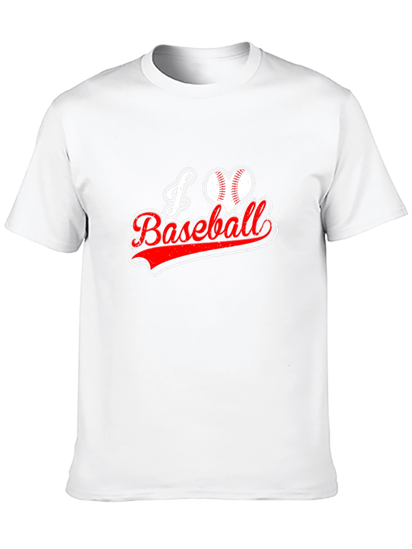 I Love Baseball Graphic T-Shirt