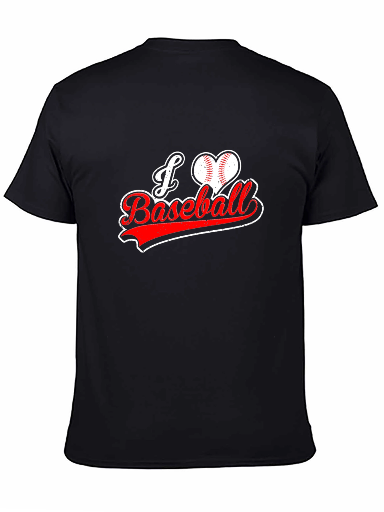 I Love Baseball Graphic T-Shirt