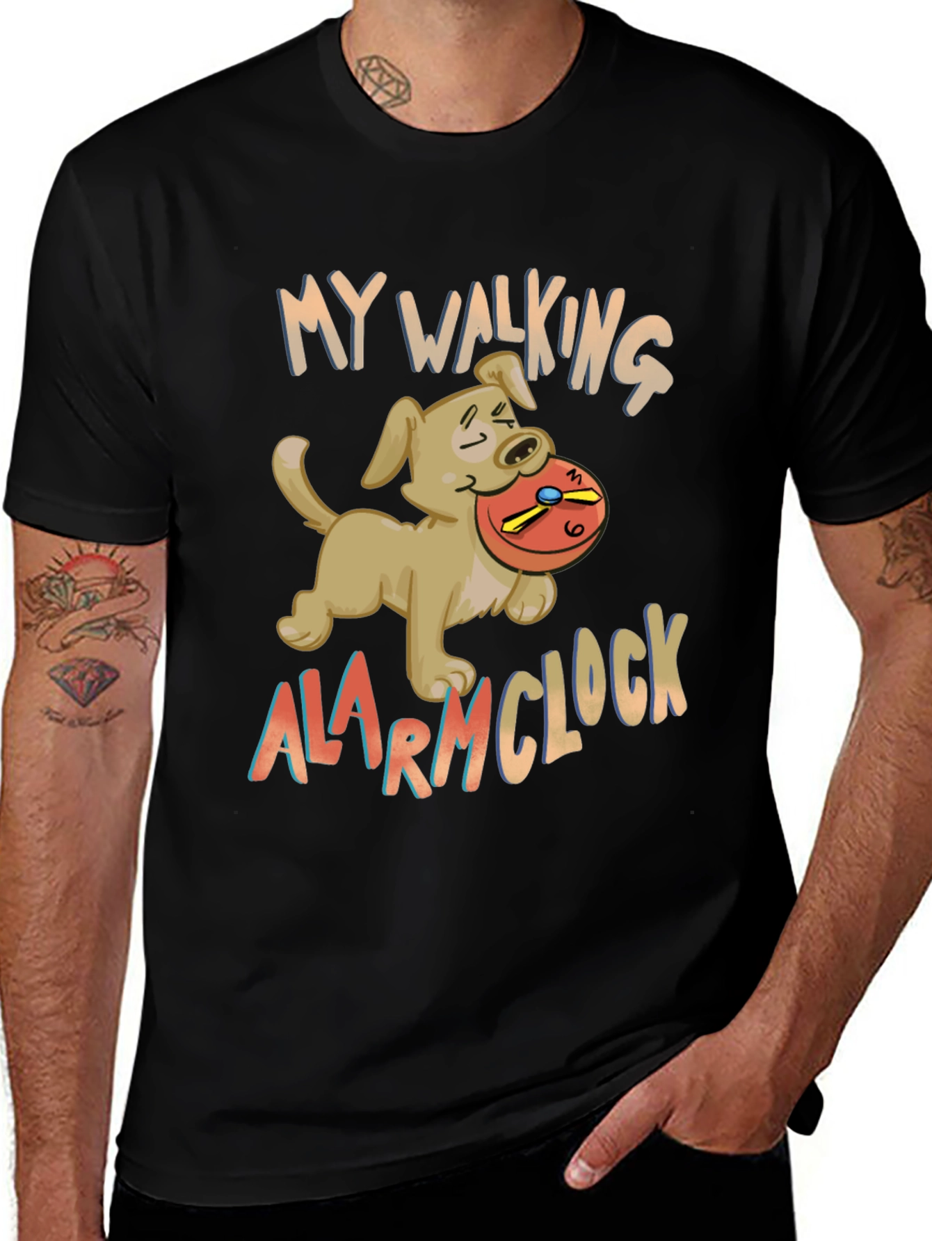 Walking Alarm Clock T-Shirt