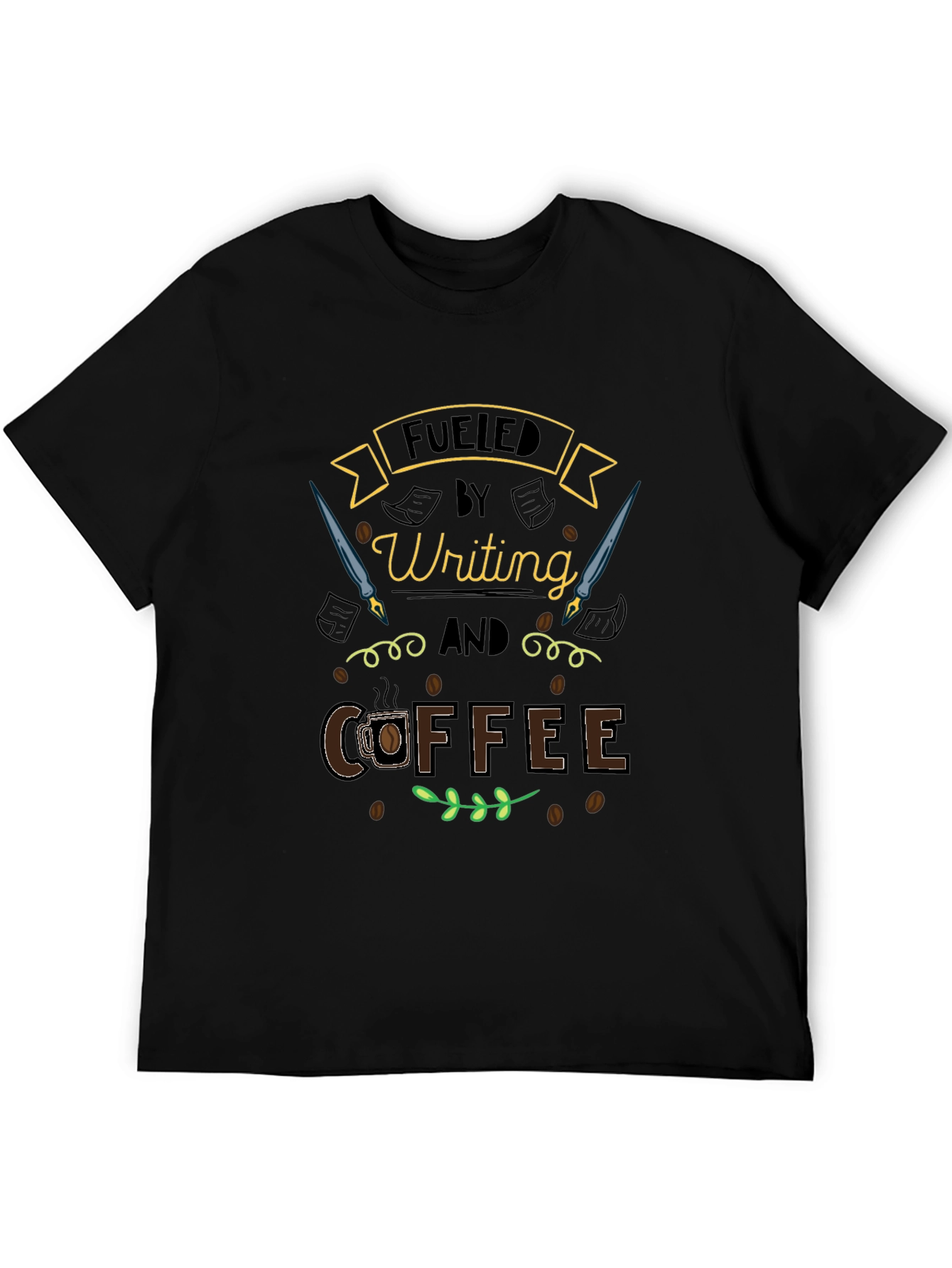Fueled by Writing and Coffee T-Shirt