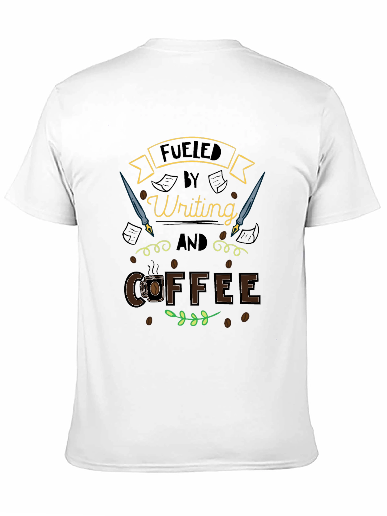 Fueled by Writing and Coffee T-Shirt