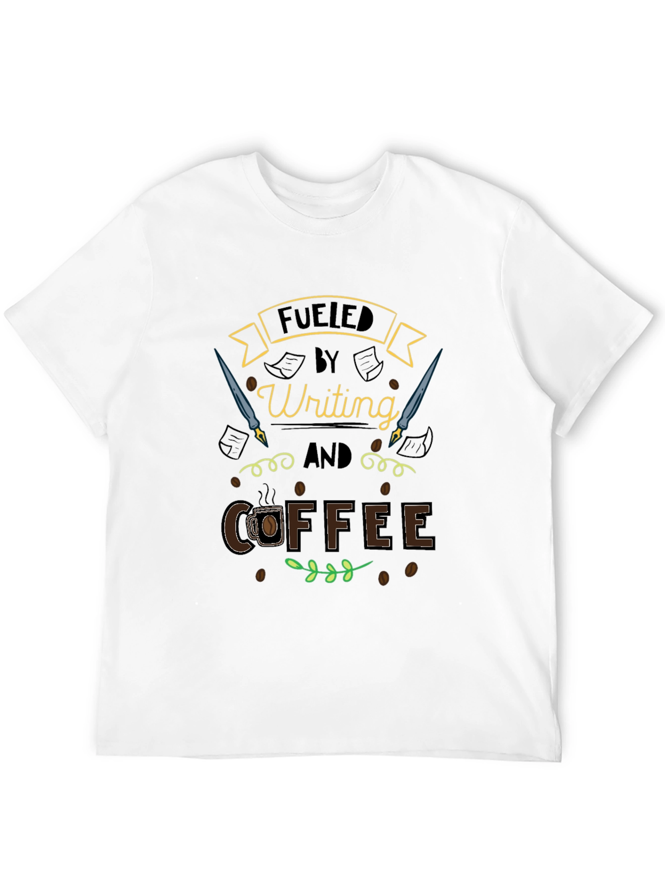 Fueled by Writing and Coffee T-Shirt