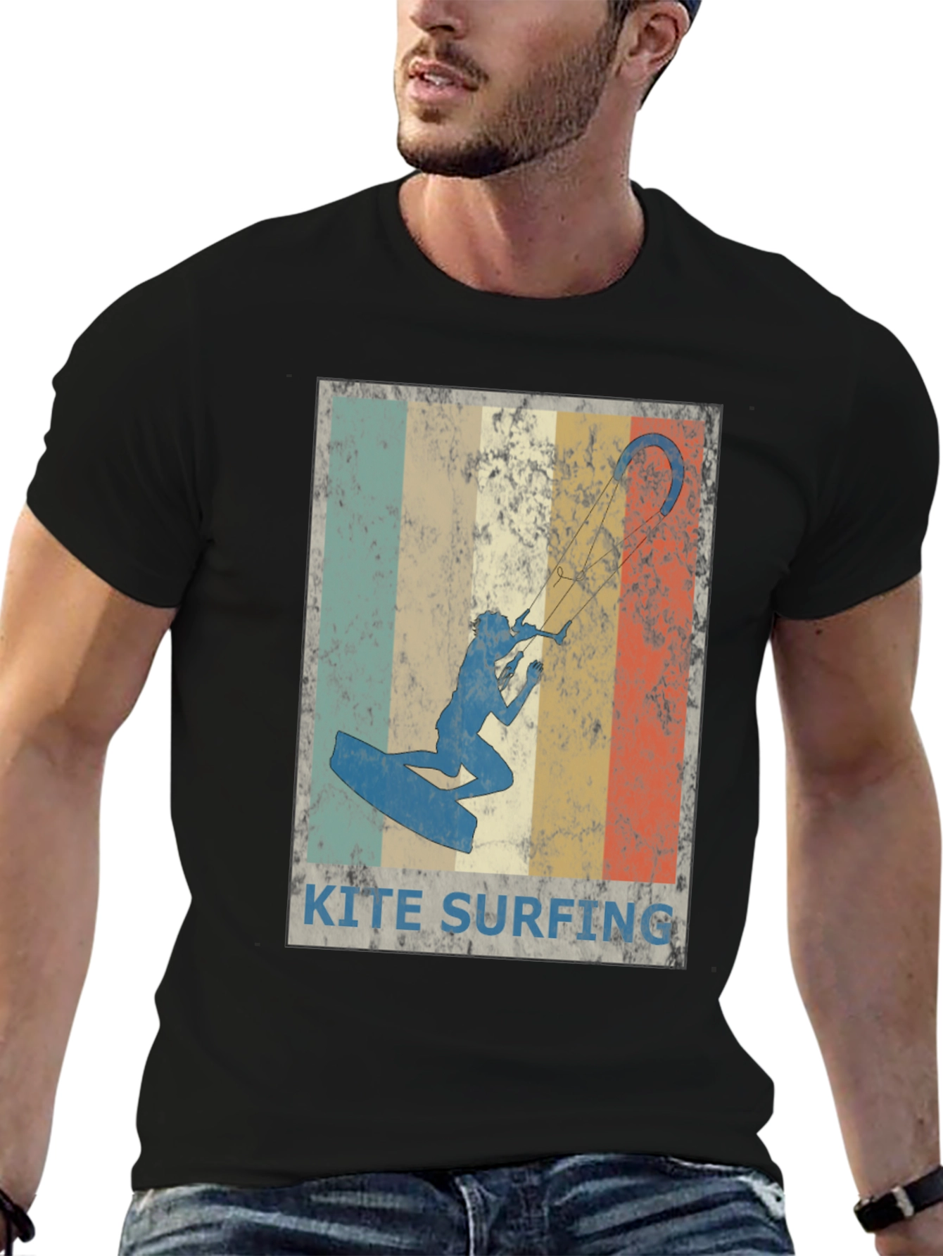 Kite Surfing Graphic T-Shirt