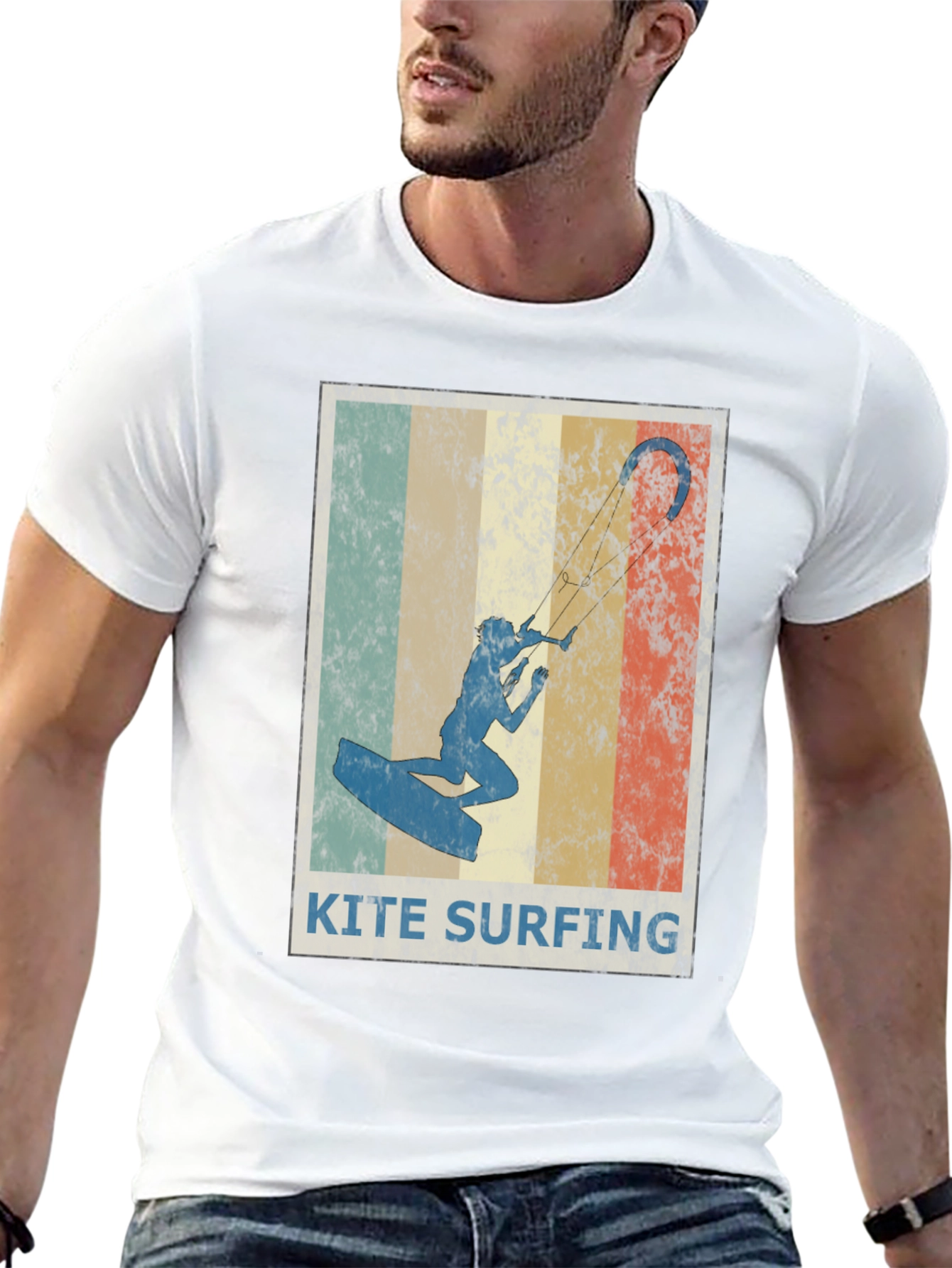 Kite Surfing Graphic T-Shirt