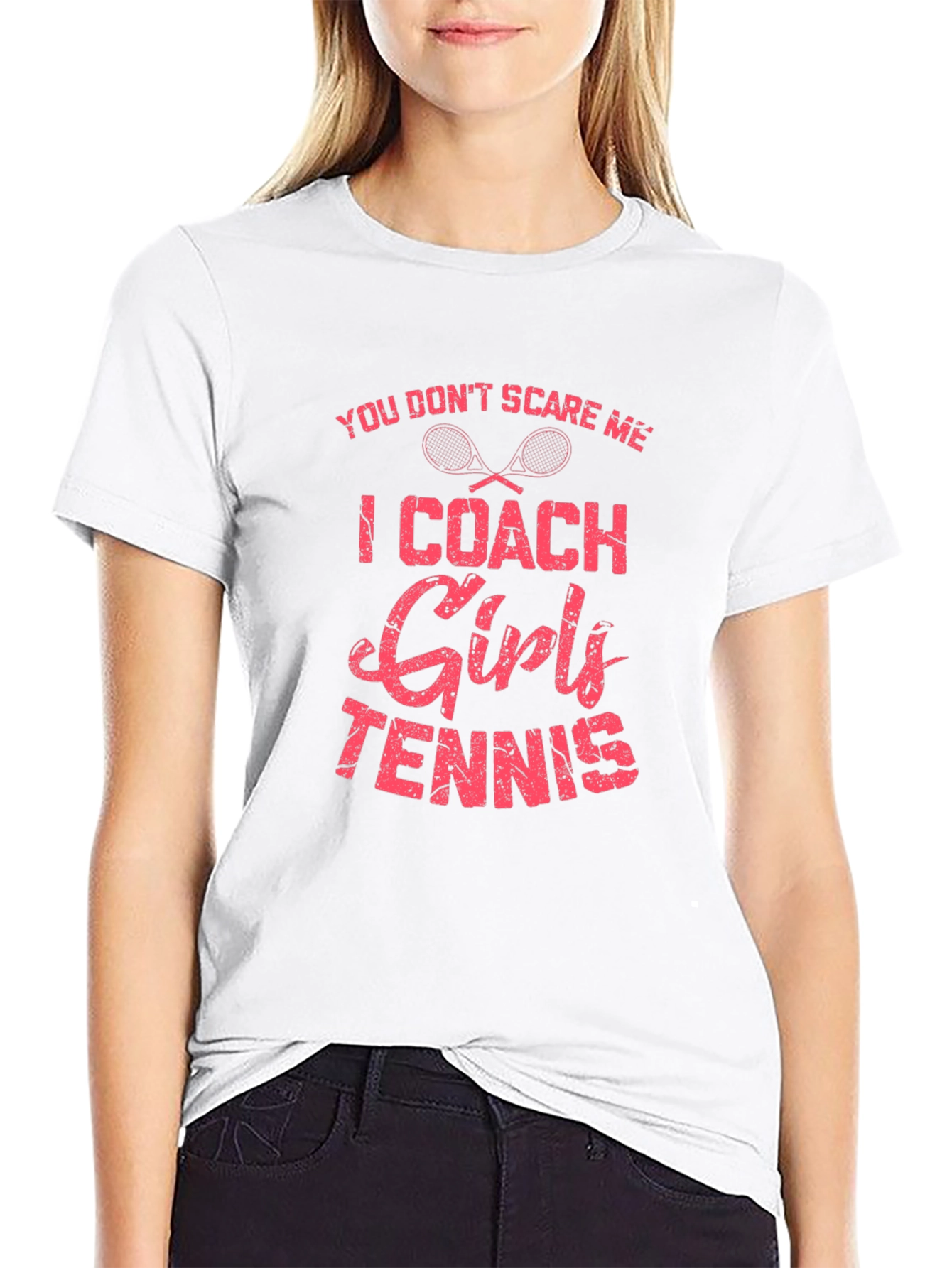 Coach Girls Tennis Graphic T-Shirt