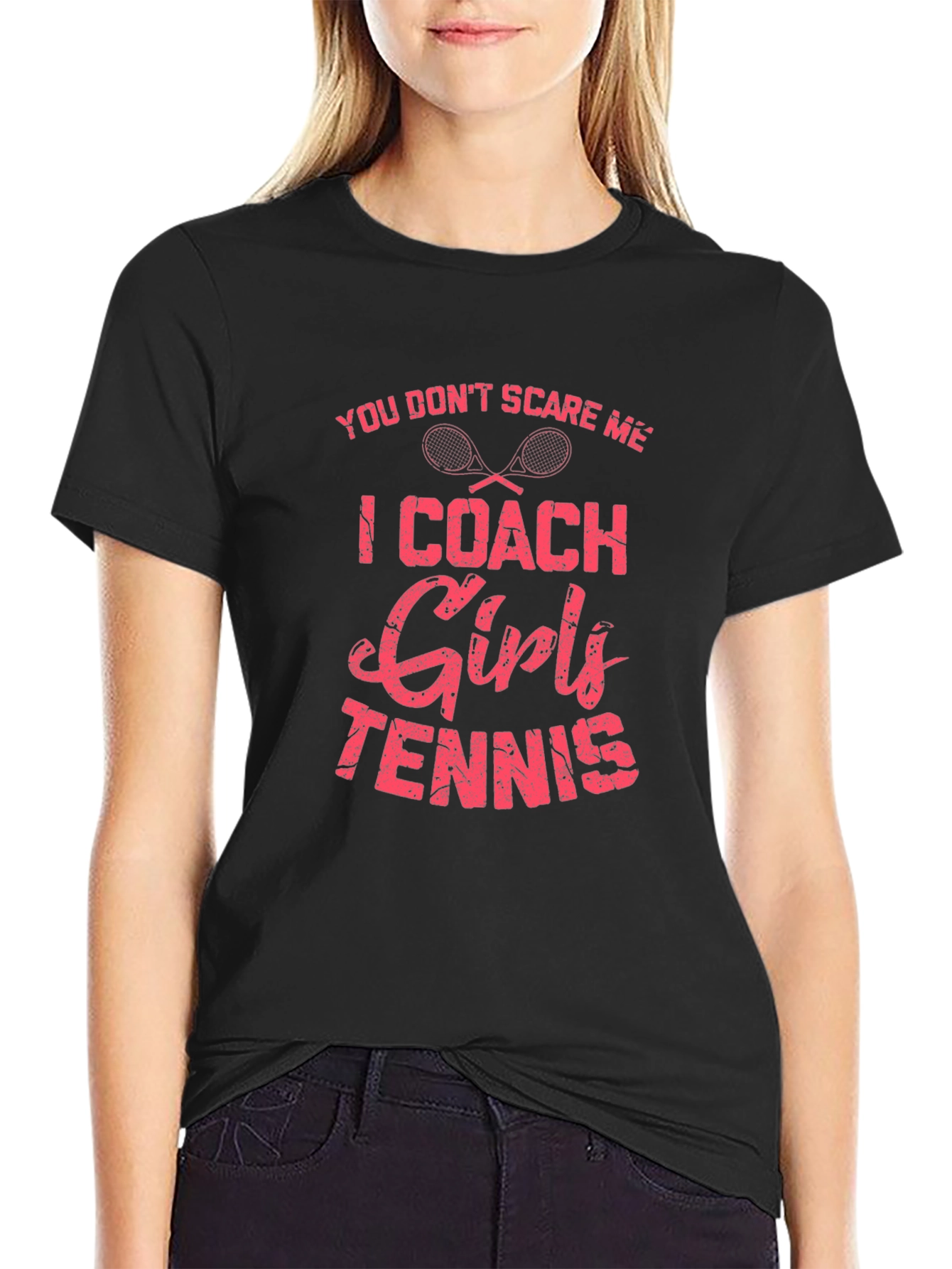 Coach Girls Tennis Graphic T-Shirt