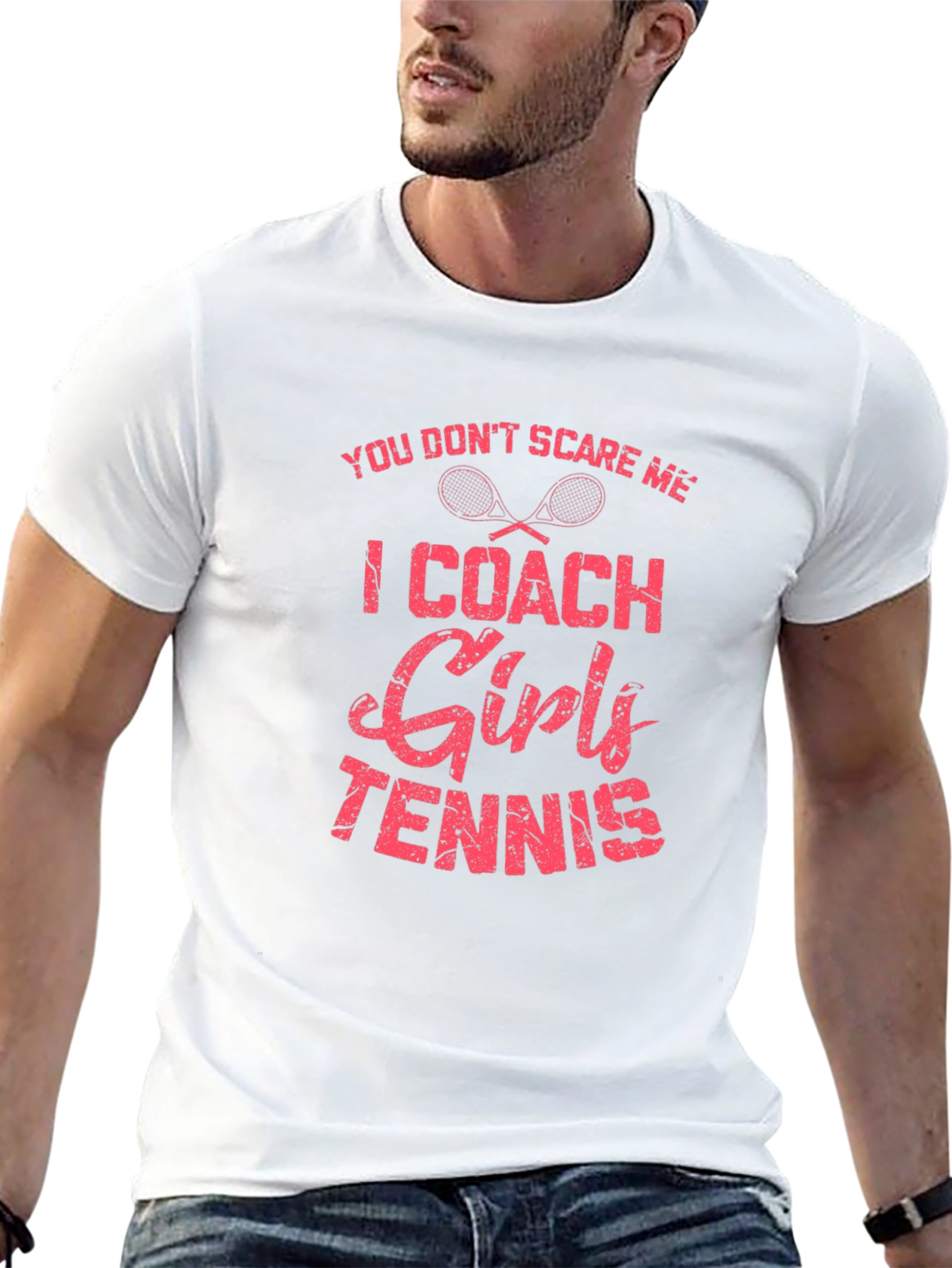 Coach Girls Tennis Graphic T-Shirt