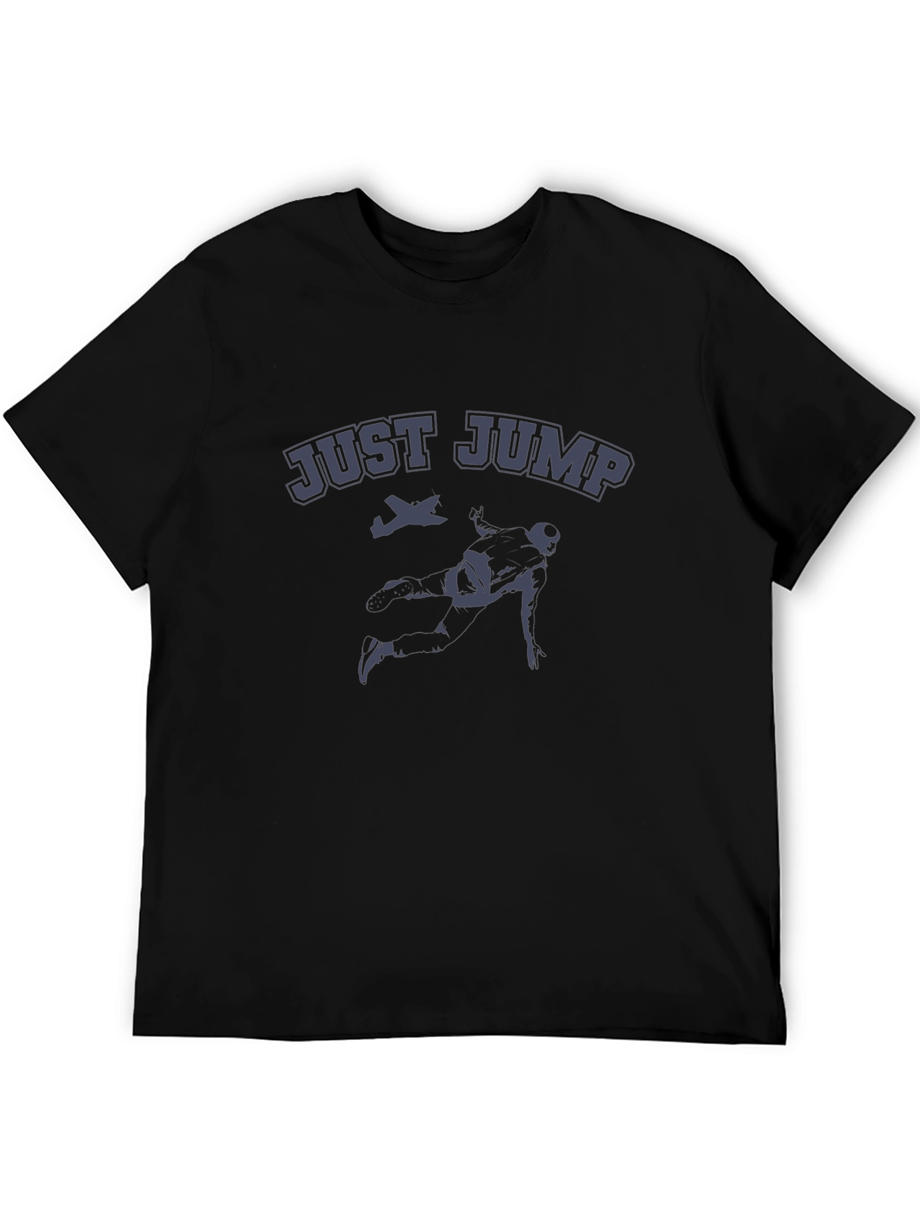 Just Jump Graphic T-Shirt - Black