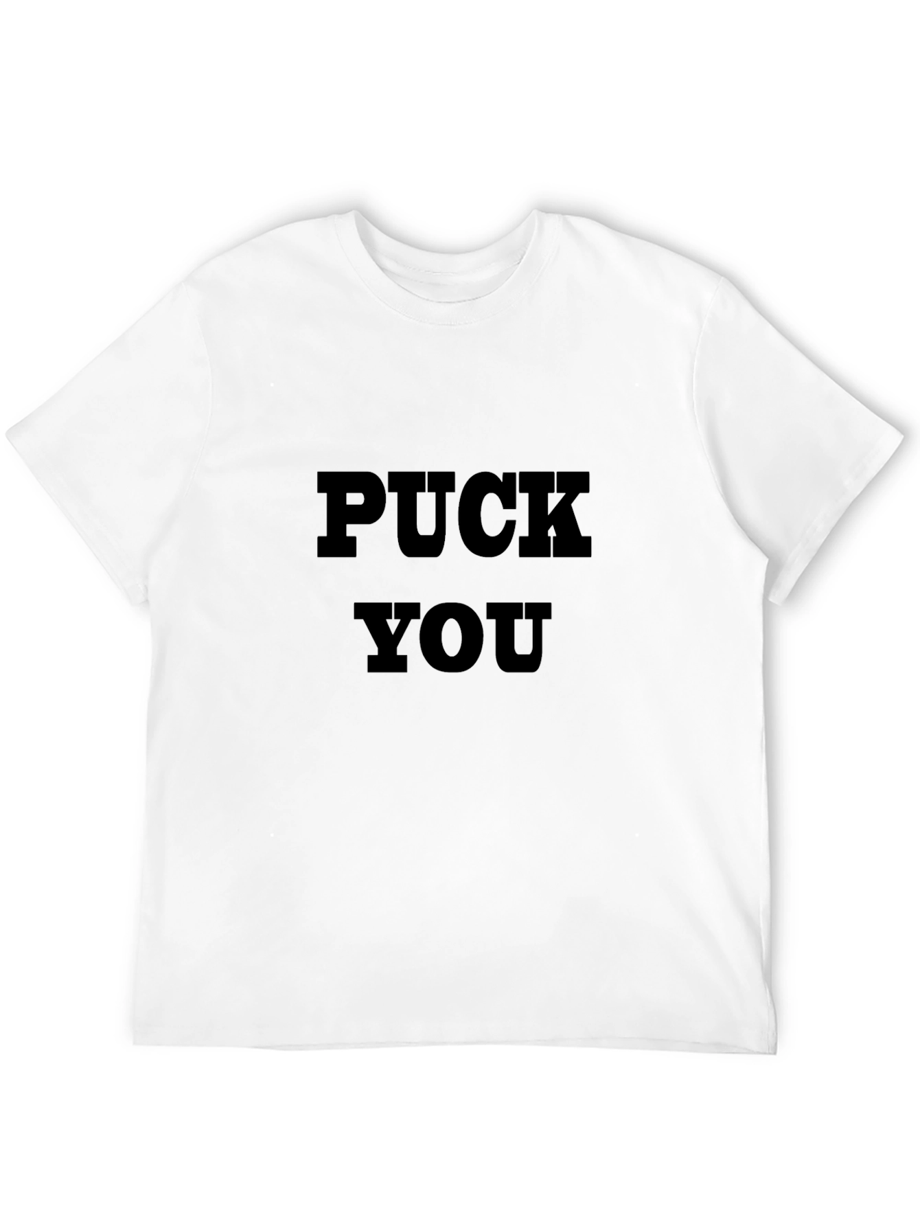 Puck You Graphic Tee - Bold Statement T-Shirt
