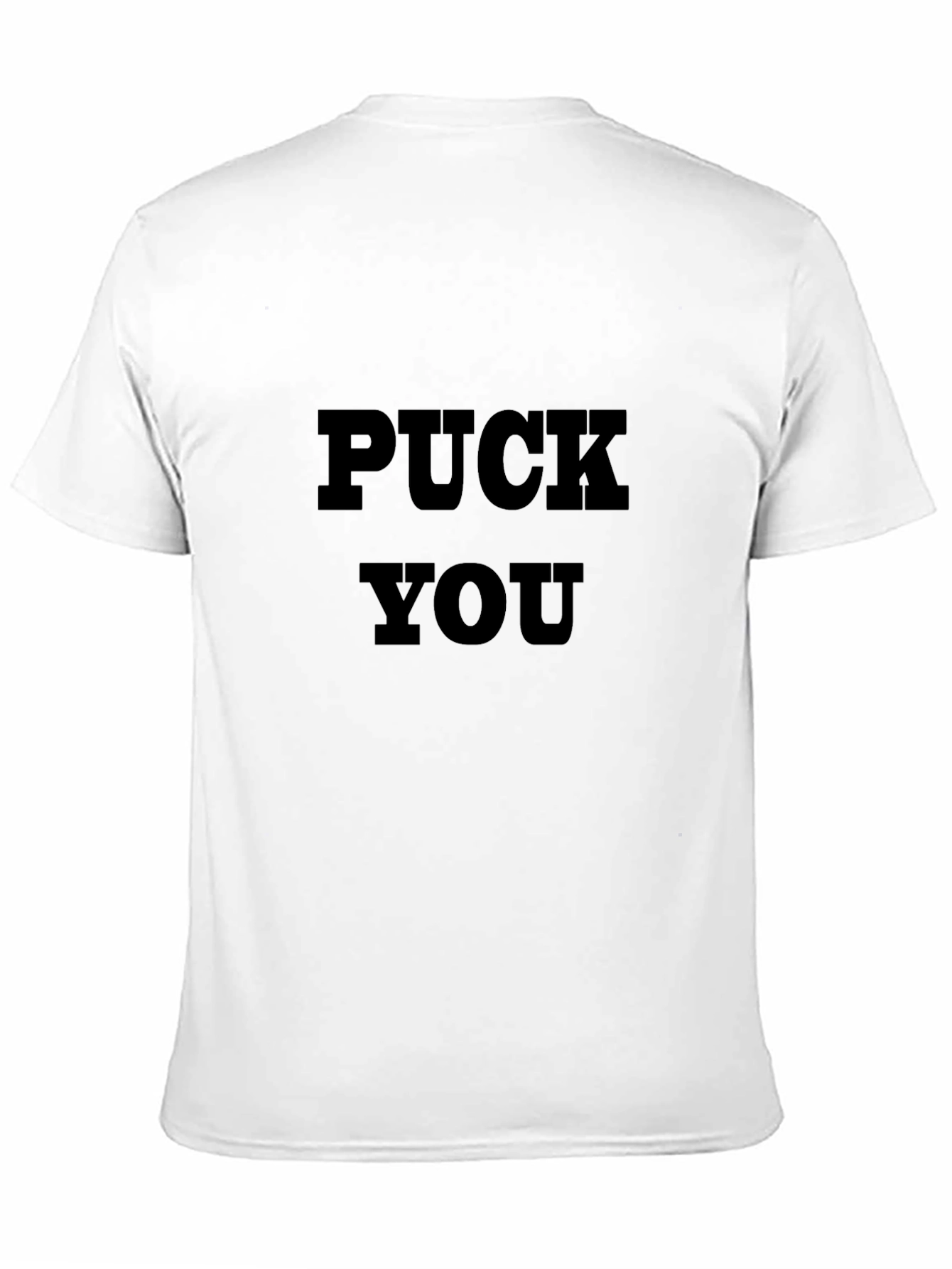 Puck You Graphic Tee - Bold Statement T-Shirt