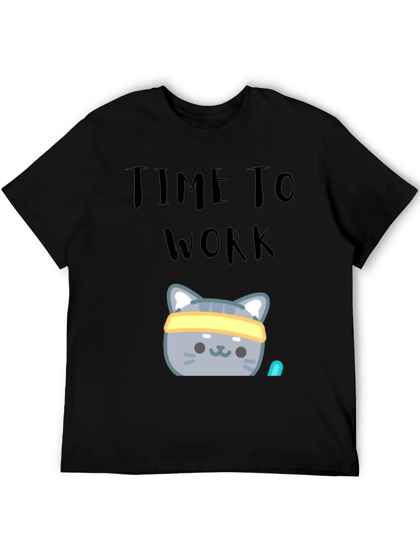 Time To Work Out T-Shirt: Gym Cat