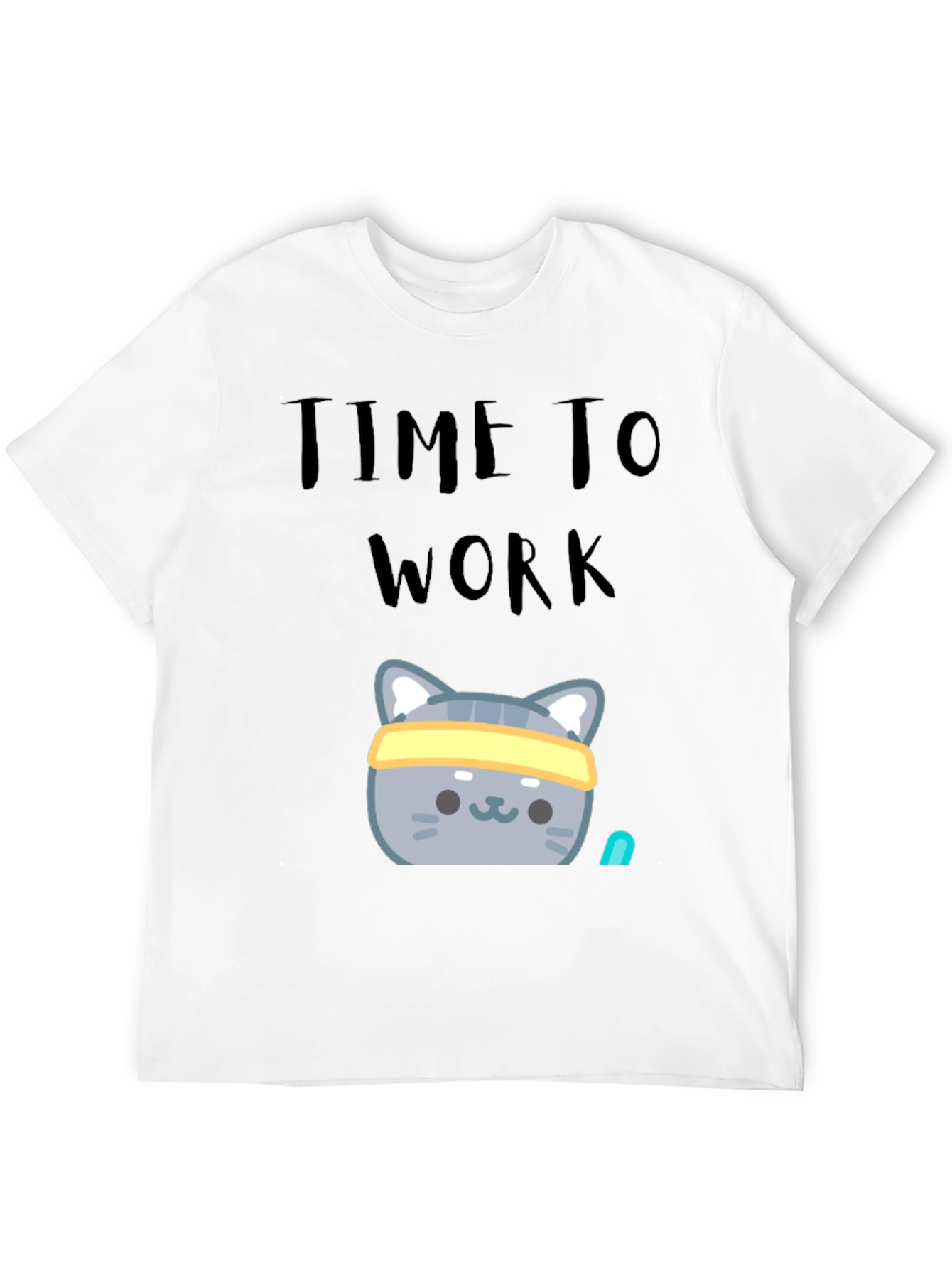 Time To Work Out T-Shirt: Gym Cat