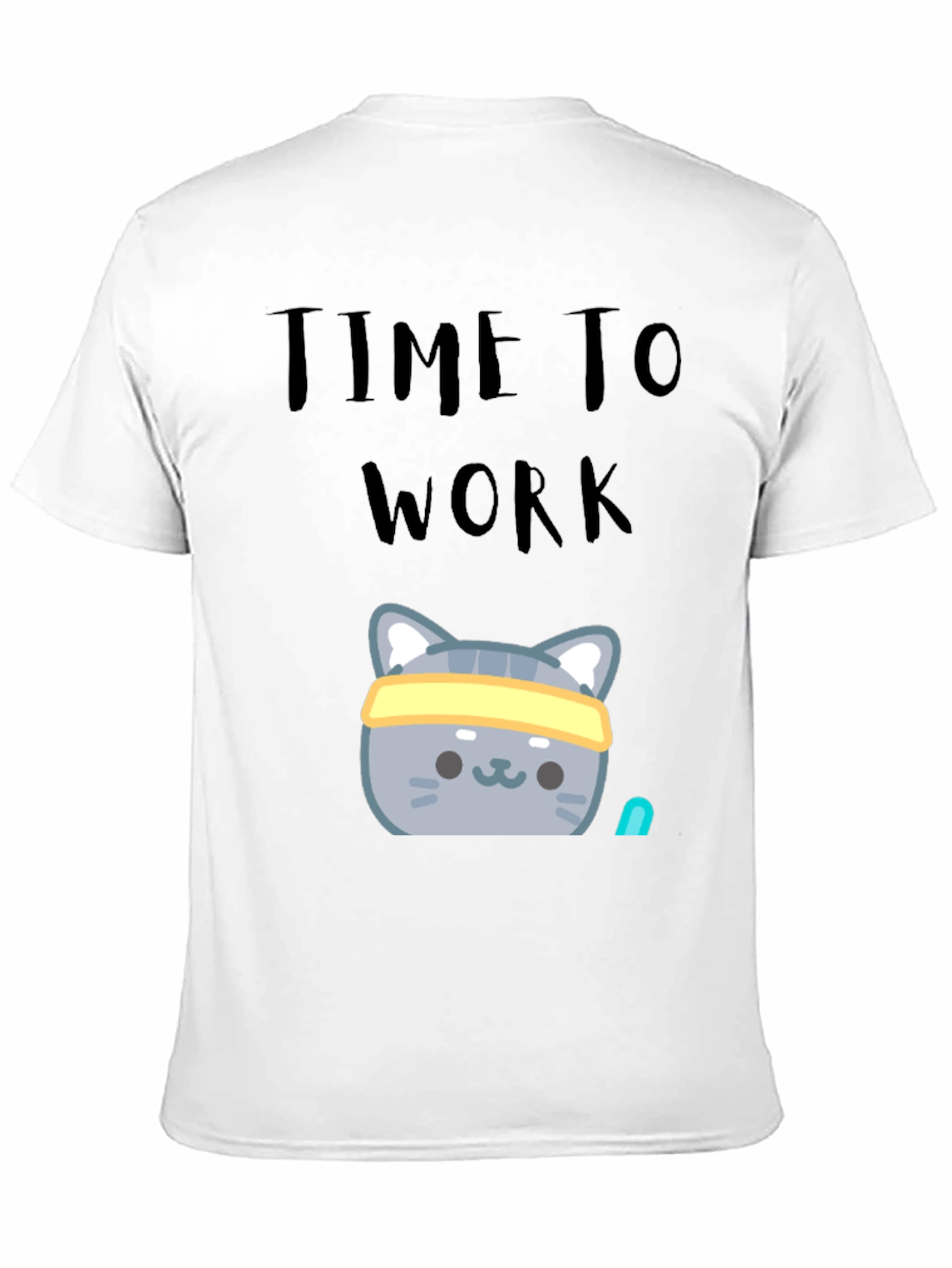 Time To Work Out T-Shirt: Gym Cat