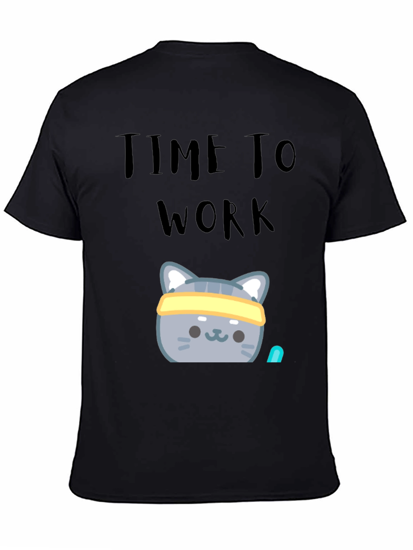 Time To Work Out T-Shirt: Gym Cat