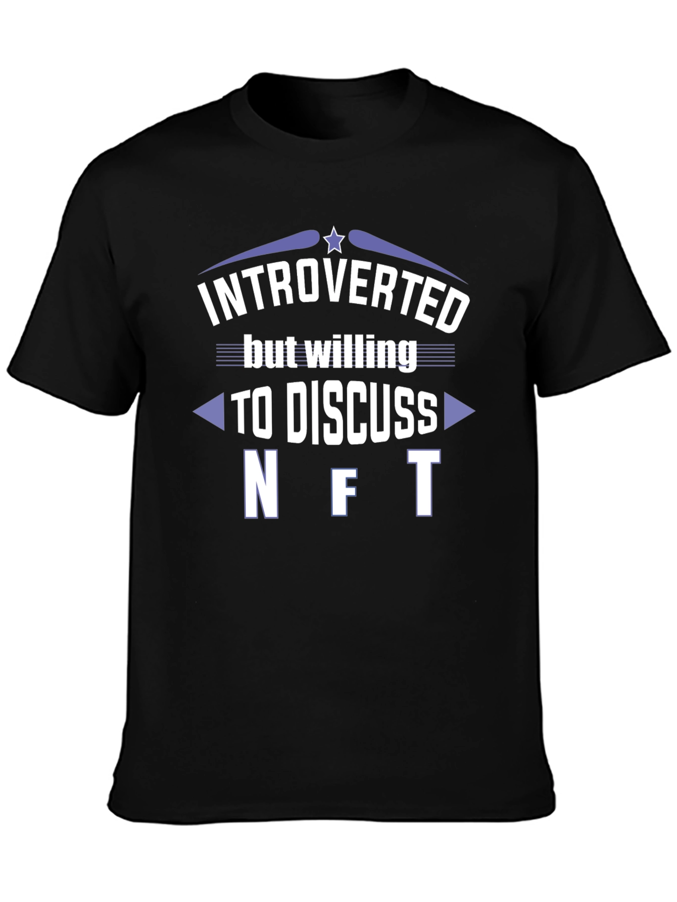 Introverted NFT T-Shirt - Cryptocurrency Design