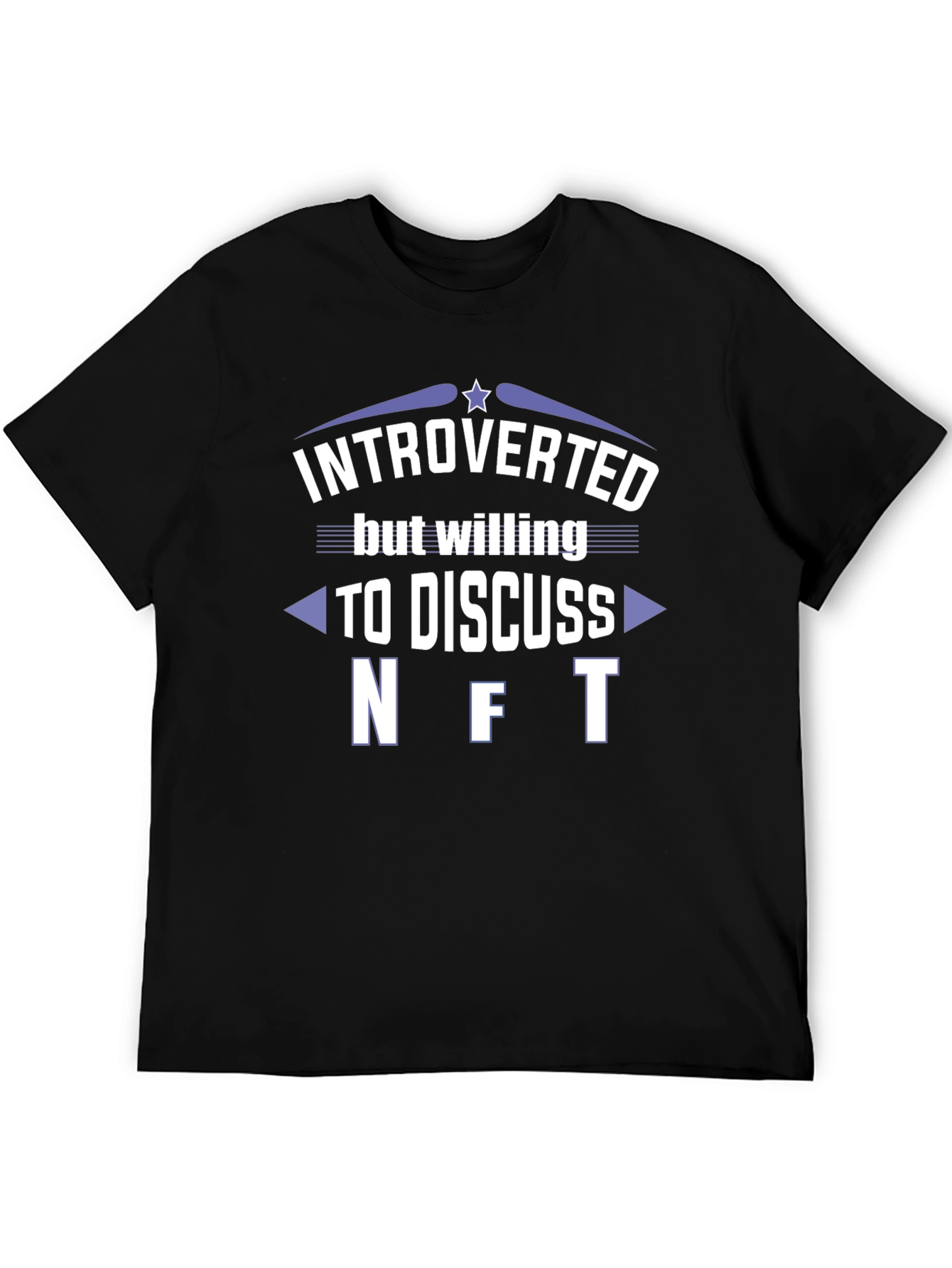 Introverted NFT T-Shirt - Cryptocurrency Design