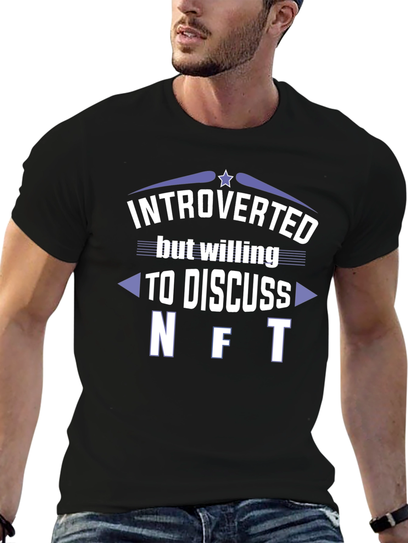 Introverted NFT T-Shirt - Cryptocurrency Design