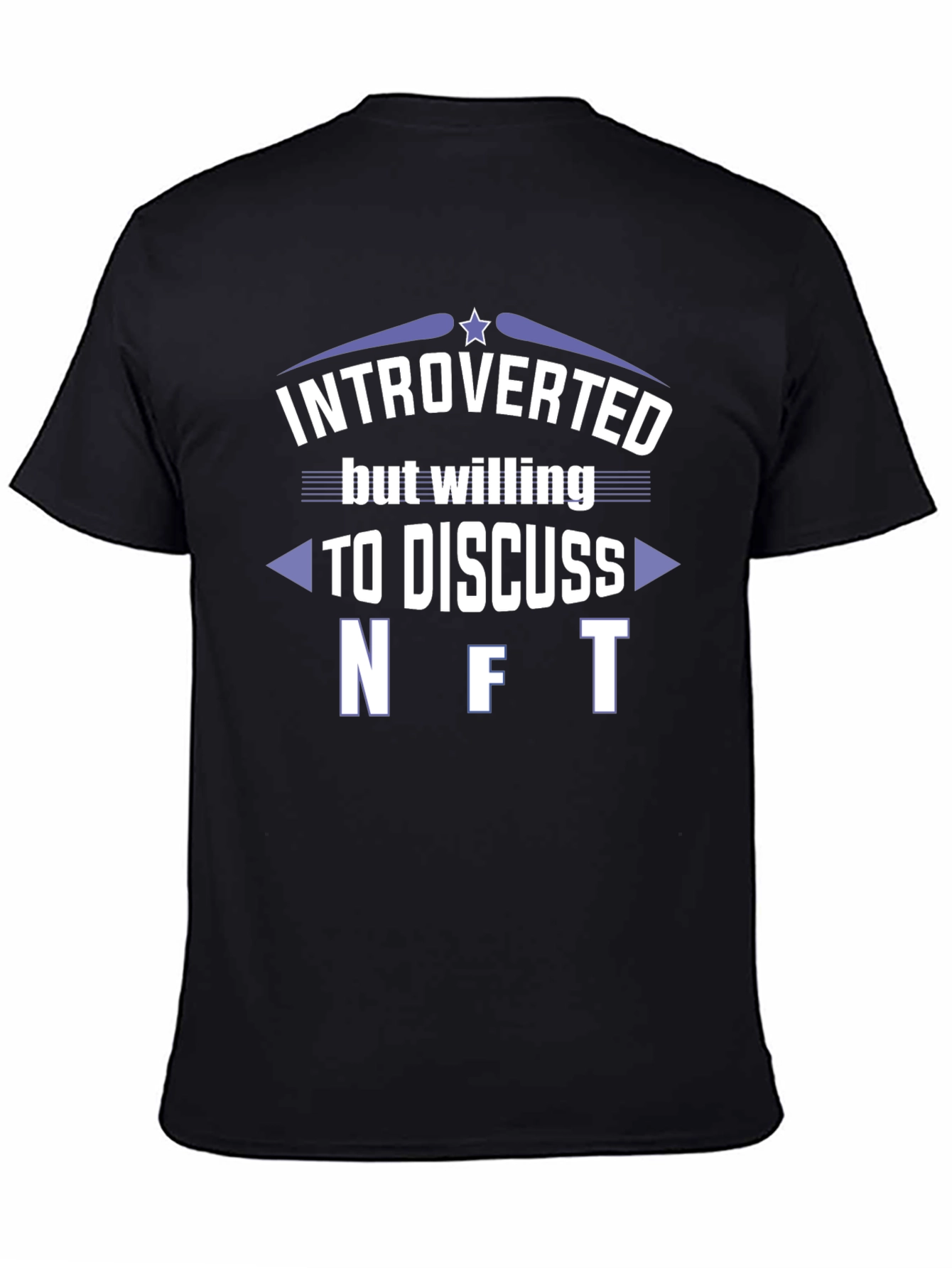 Introverted NFT T-Shirt - Cryptocurrency Design