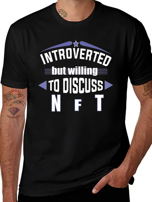 Introverted NFT T-Shirt - Cryptocurrency Design