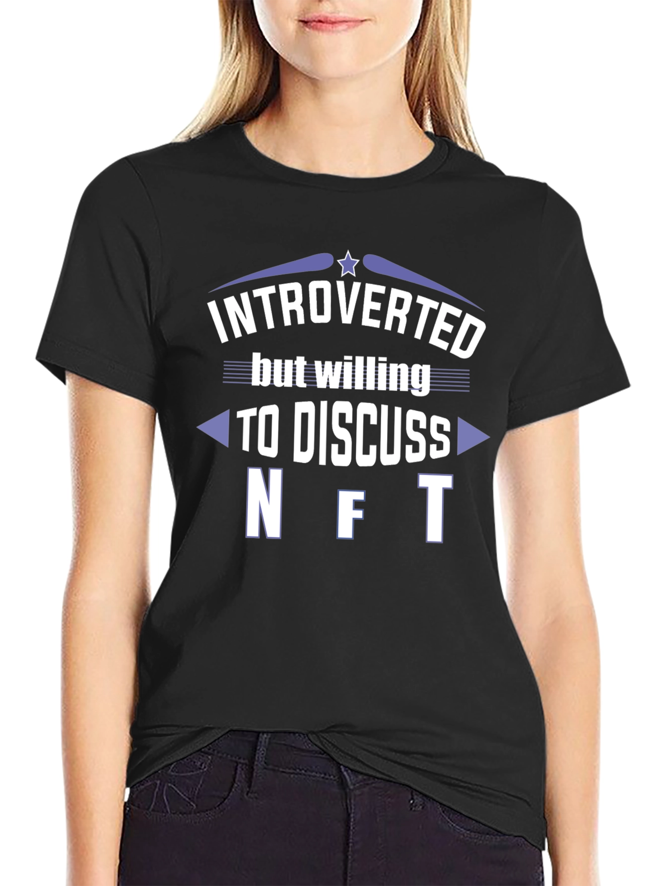 Introverted NFT T-Shirt - Cryptocurrency Design