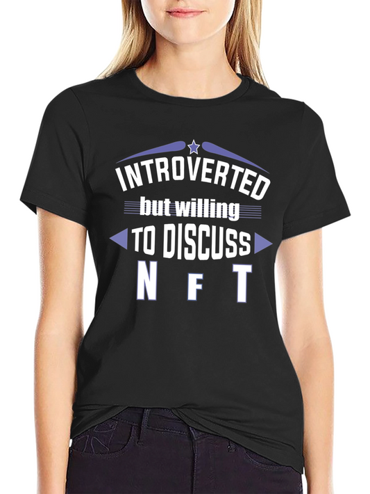 Introverted NFT T-Shirt - Cryptocurrency Design
