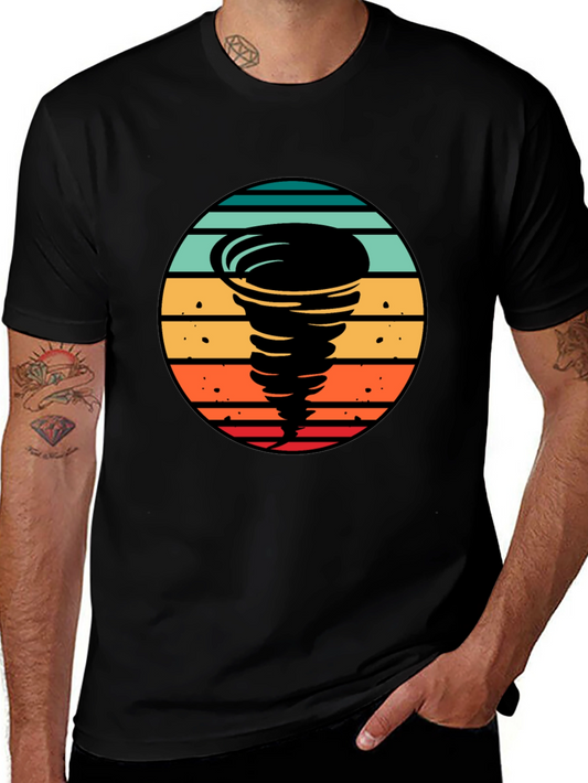 Tornado Sunset Graphic Tee - Stylish Weather Inspired T-Shirt