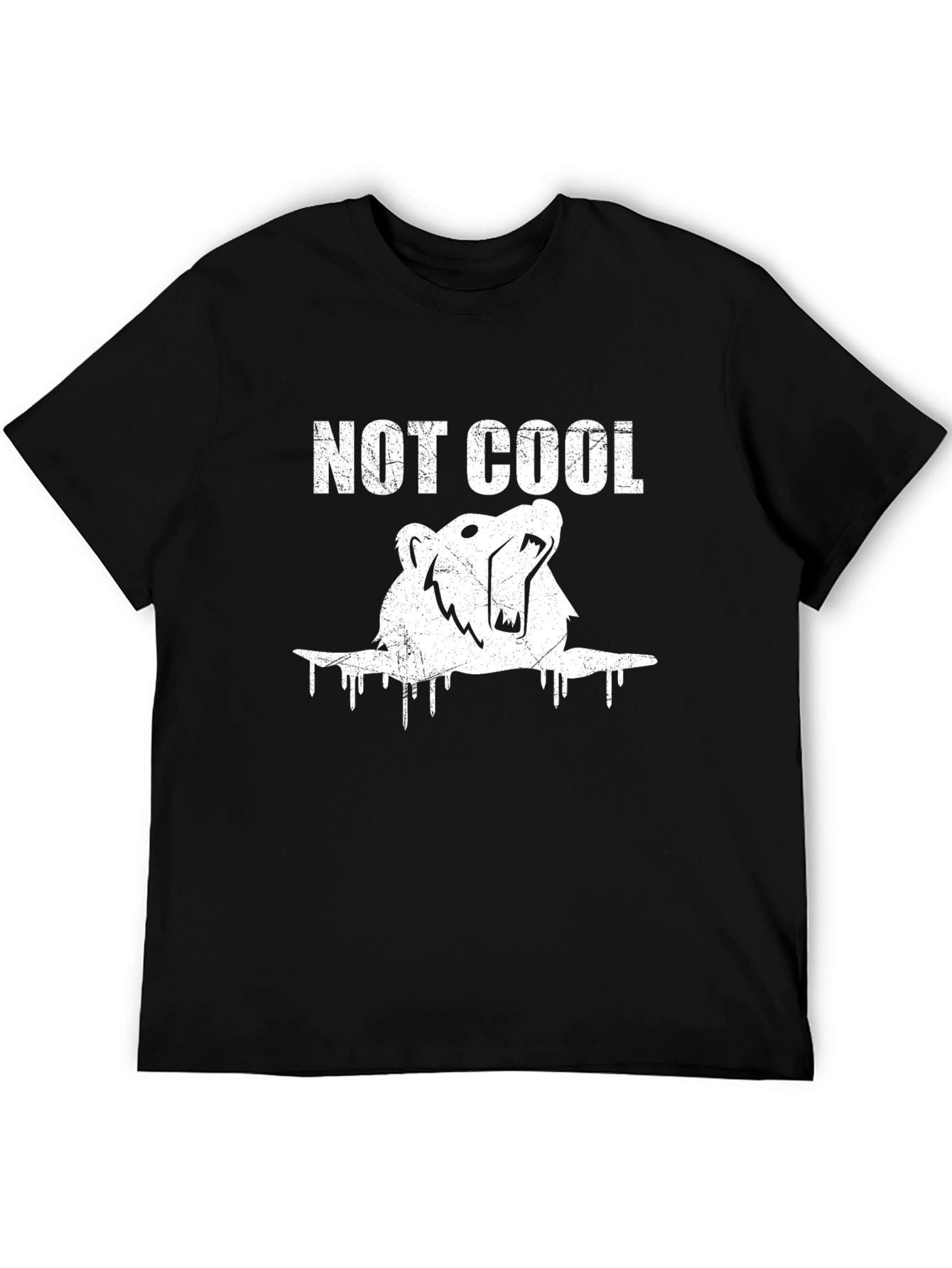 Not Cool Polar Bear Graphic T-Shirt