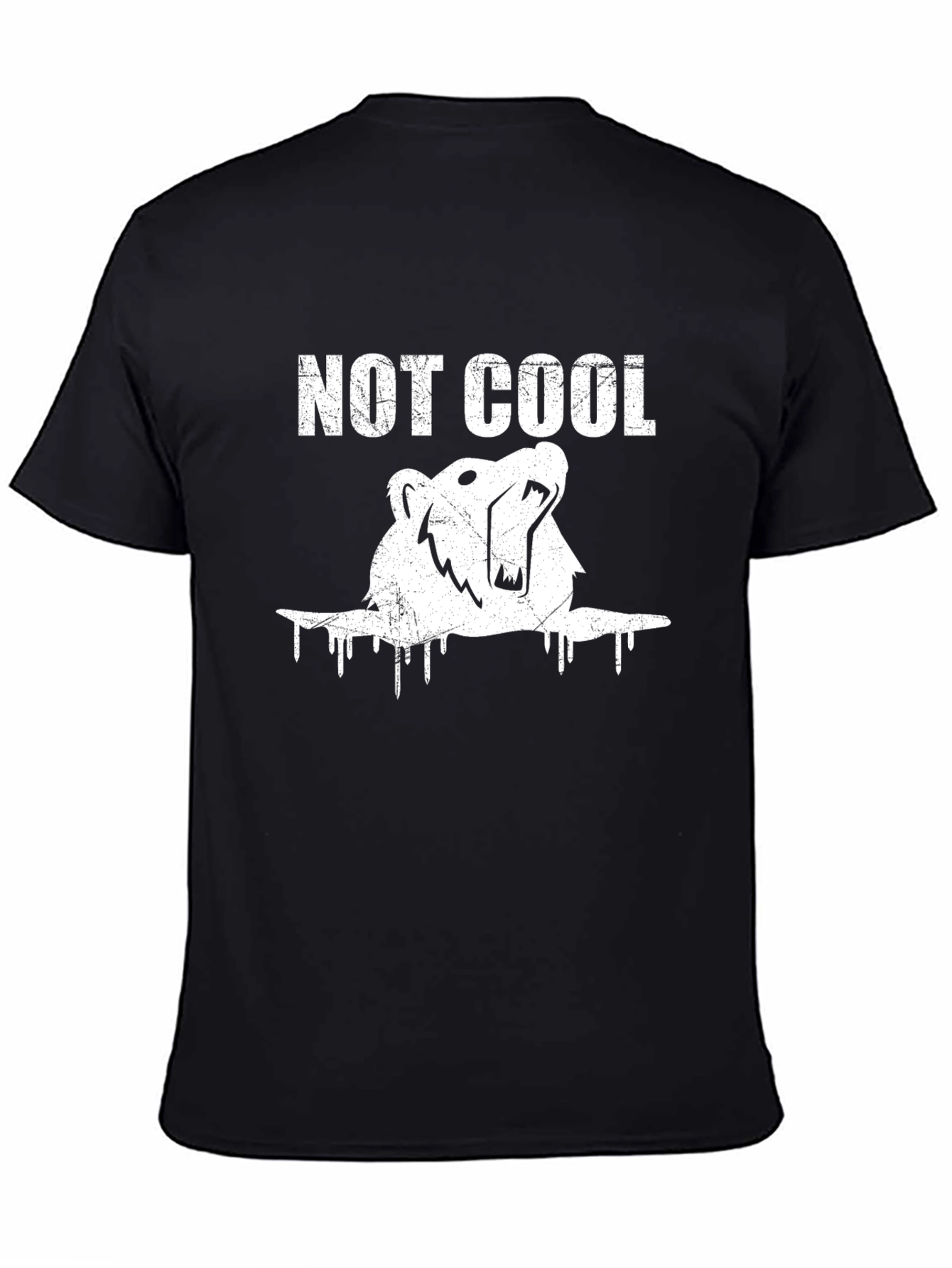 Not Cool Polar Bear Graphic T-Shirt