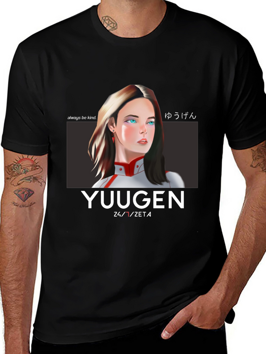 Yuugen Anime T-Shirt - Black Graphic Tee