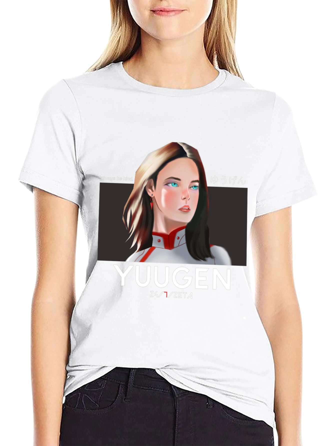 Yuugen Anime T-Shirt - Black Graphic Tee