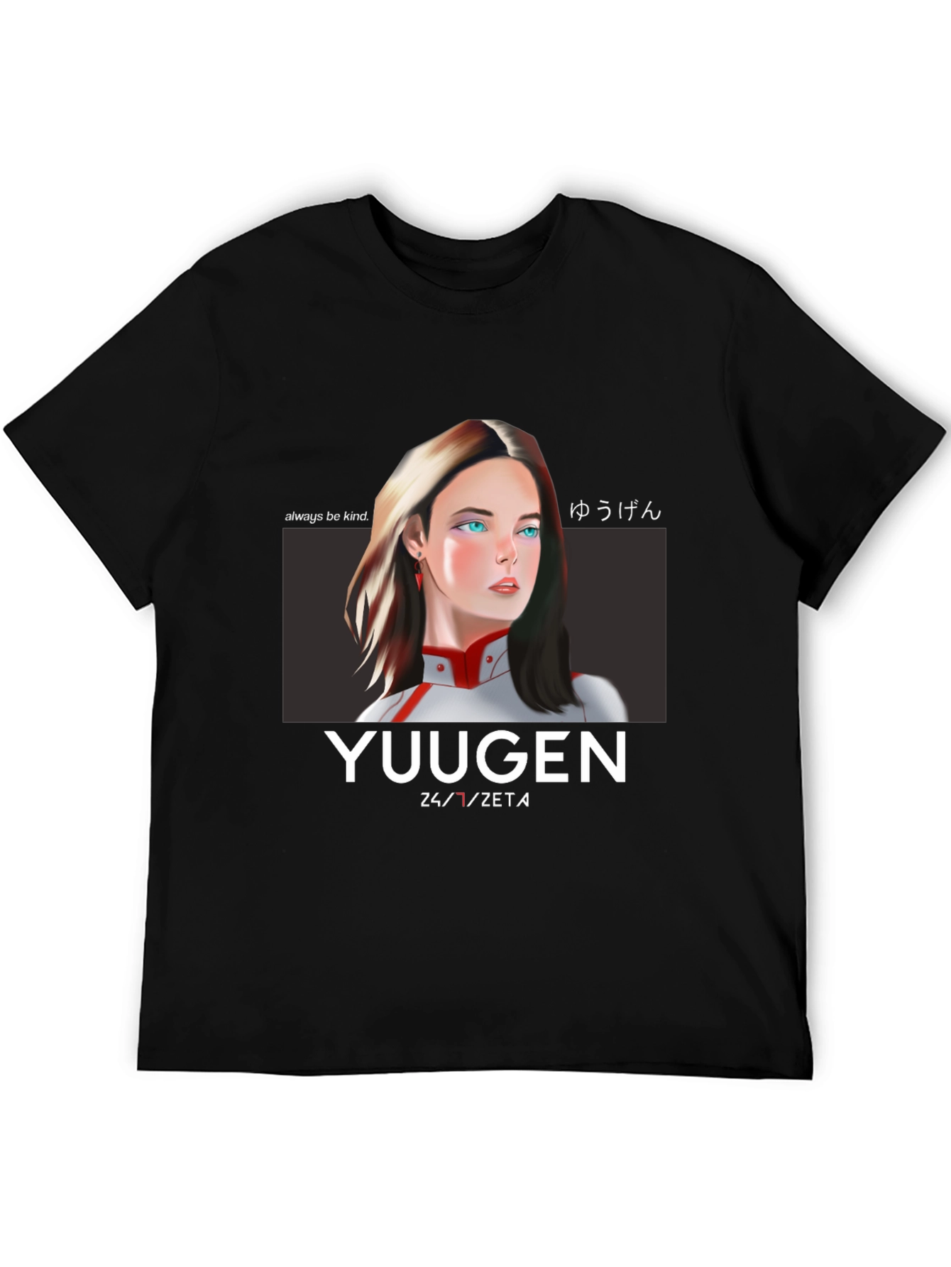 Yuugen Anime T-Shirt - Black Graphic Tee
