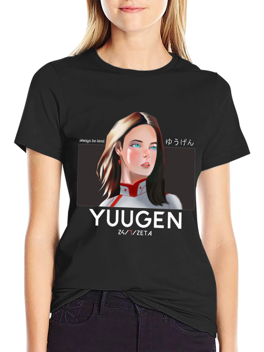 Yuugen Anime T-Shirt - Black Graphic Tee