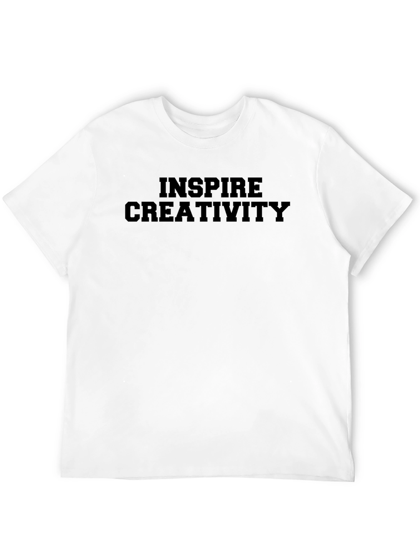 Inspire Creativity Black Graphic T-Shirt
